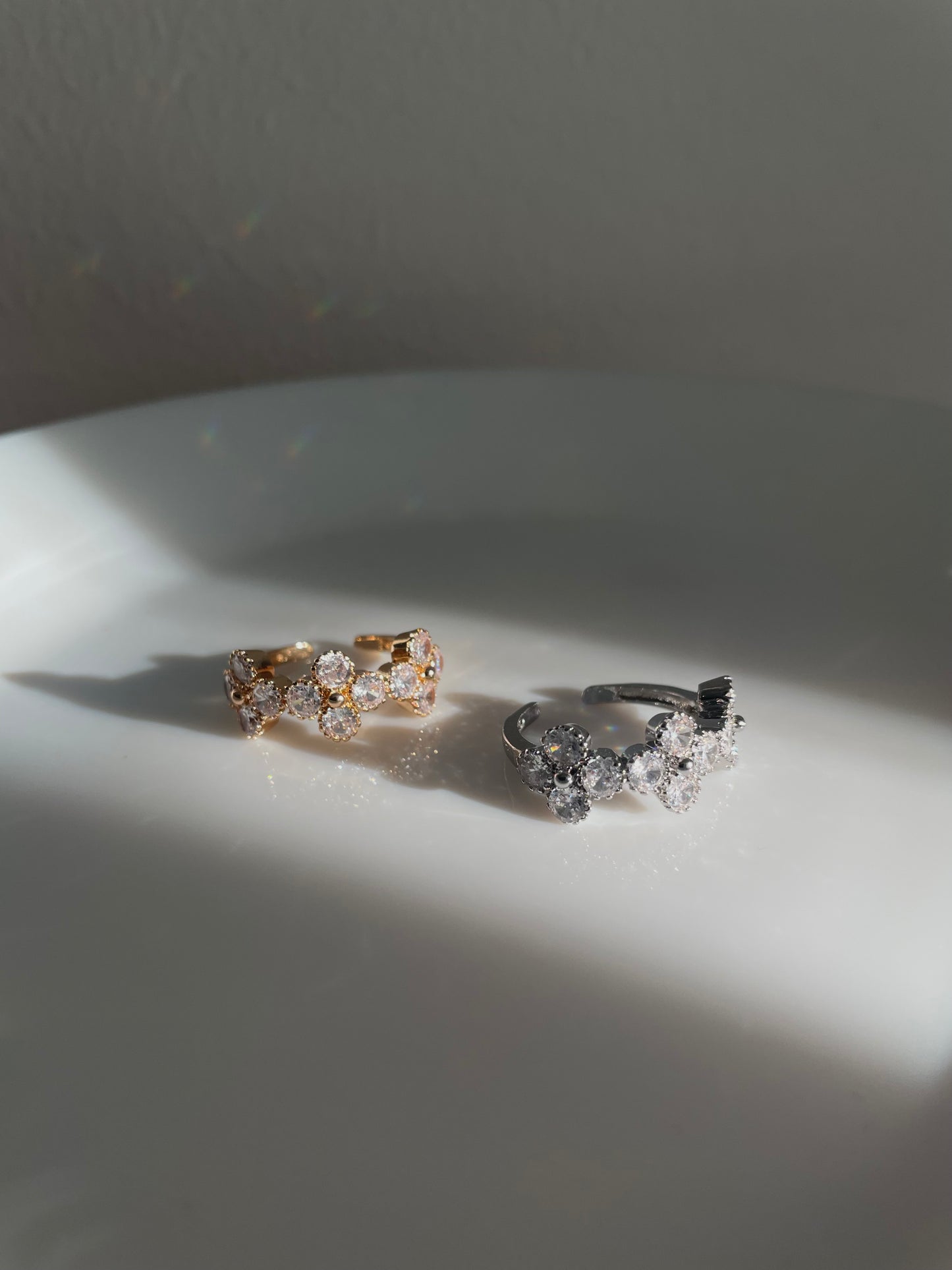 Clover Ring, silver