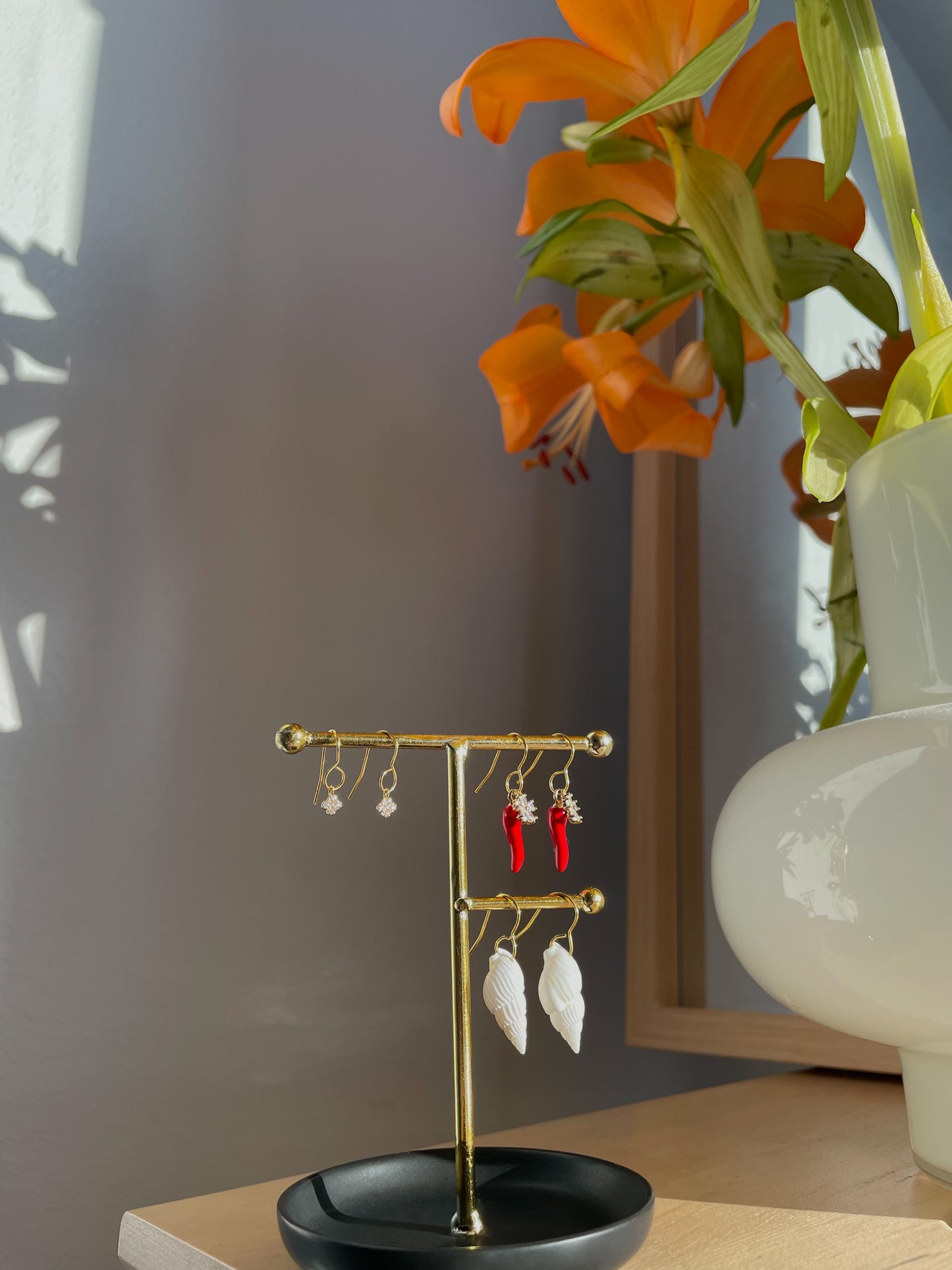 Golden hour trio, 3x earrings set