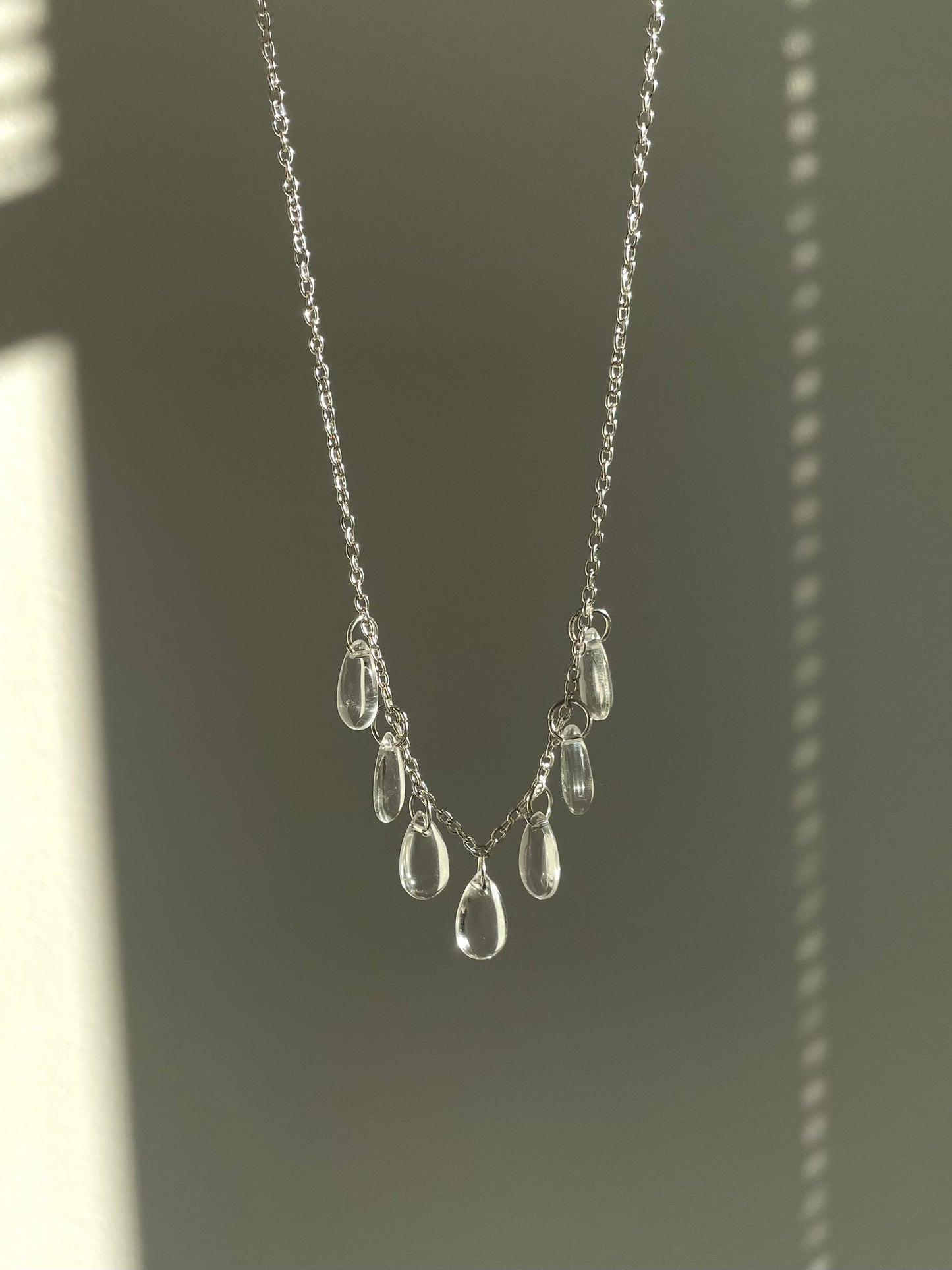 Dewberry necklace, Crystal Rain