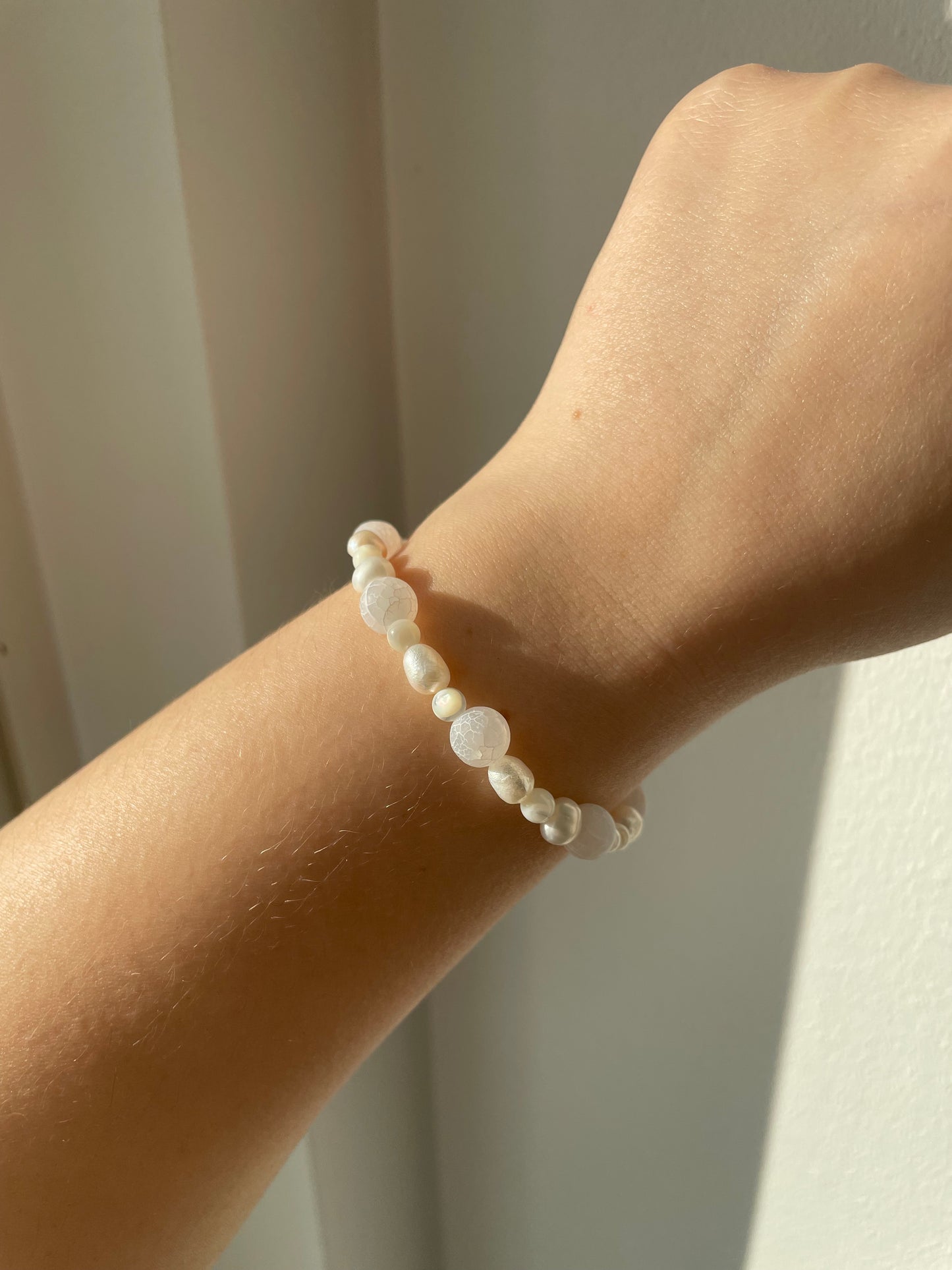 Frosted Pearl bracelet