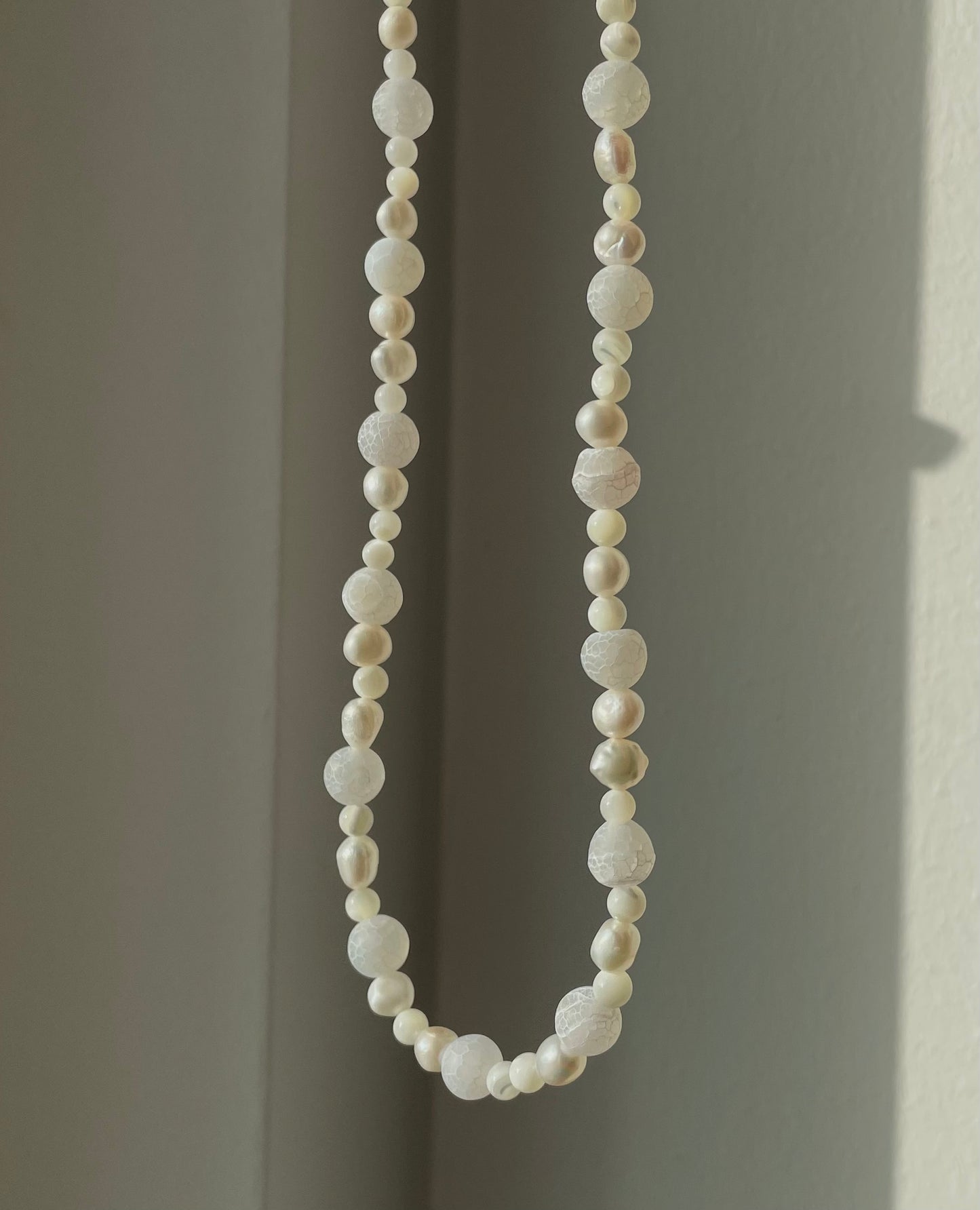 Frosted Pearl necklace