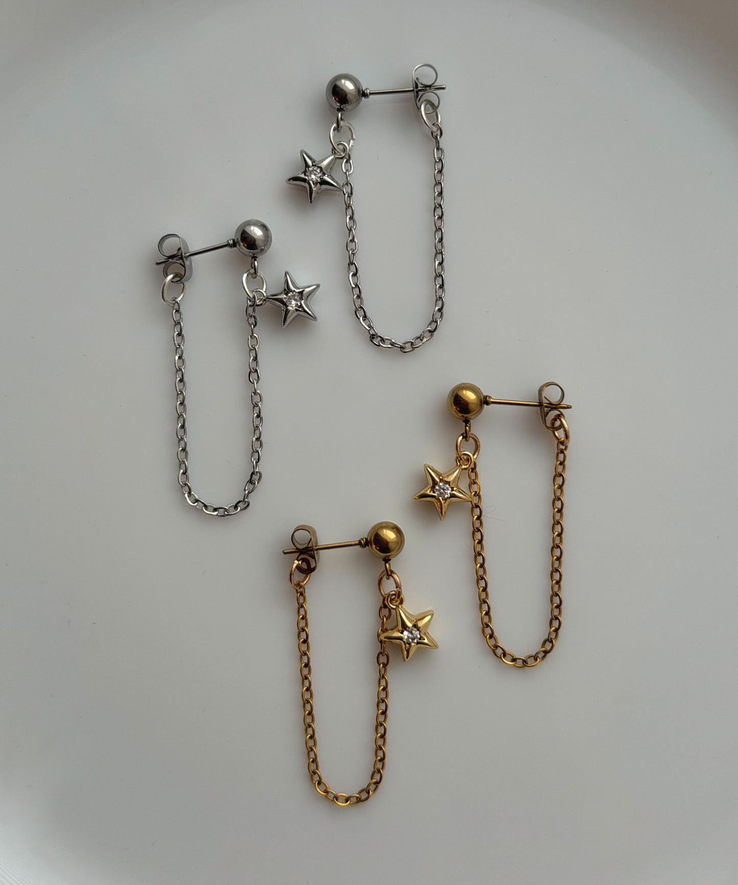 Nyla Star Chains, gold