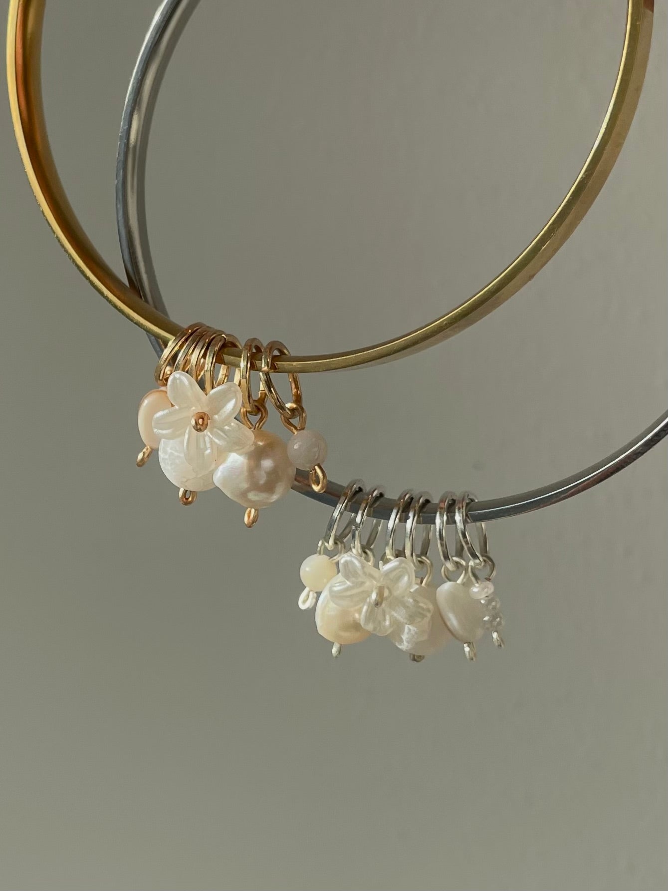 Delilah bangle, silver