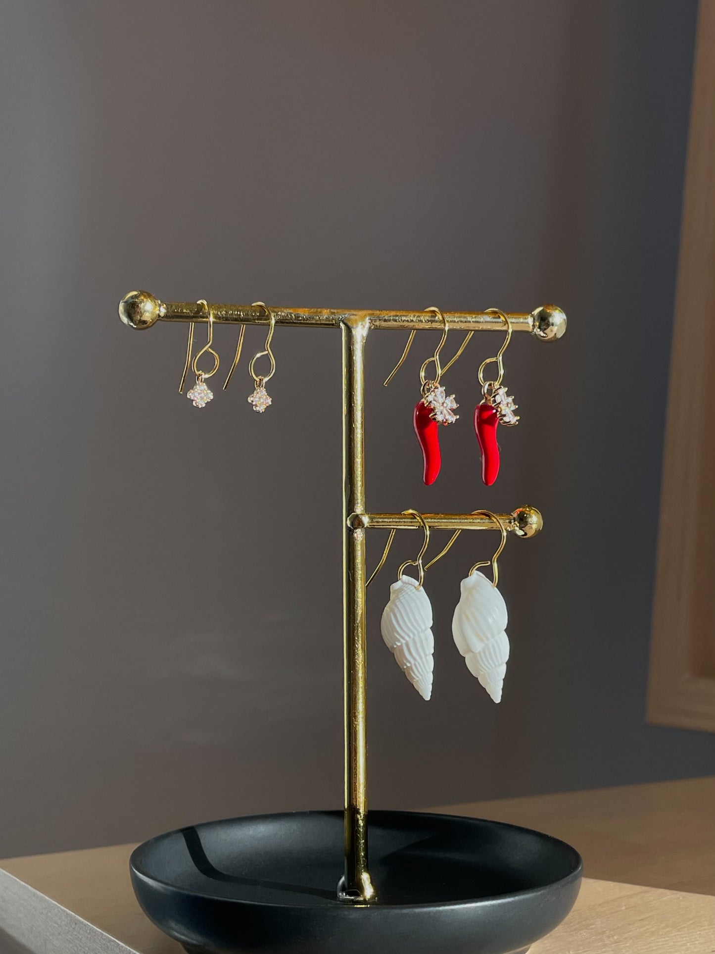 Golden hour trio, 3x earrings set