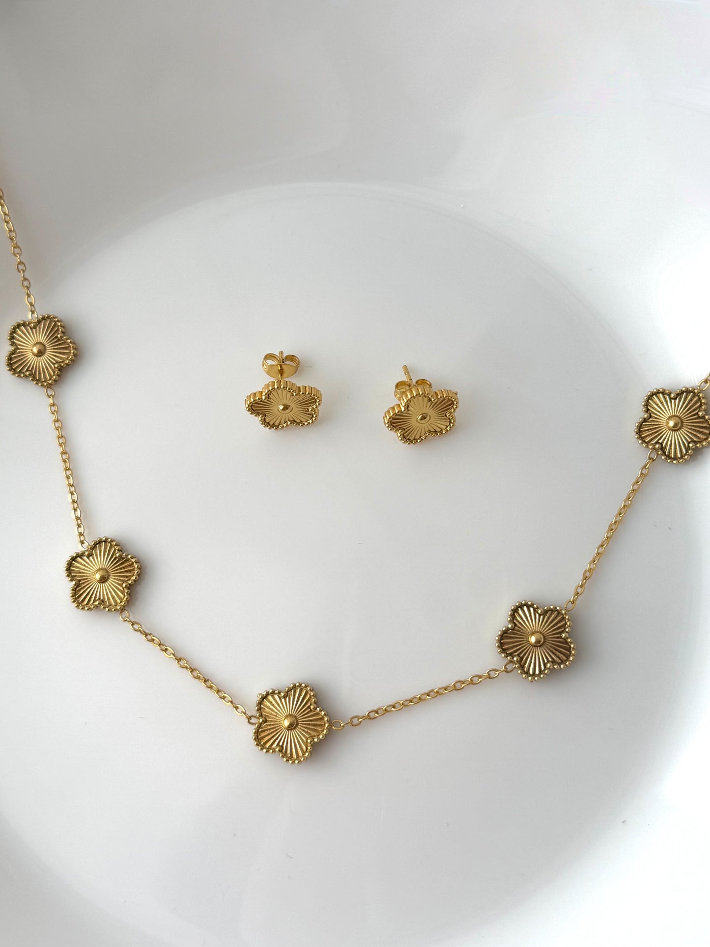 Golden Petals - Set, gold