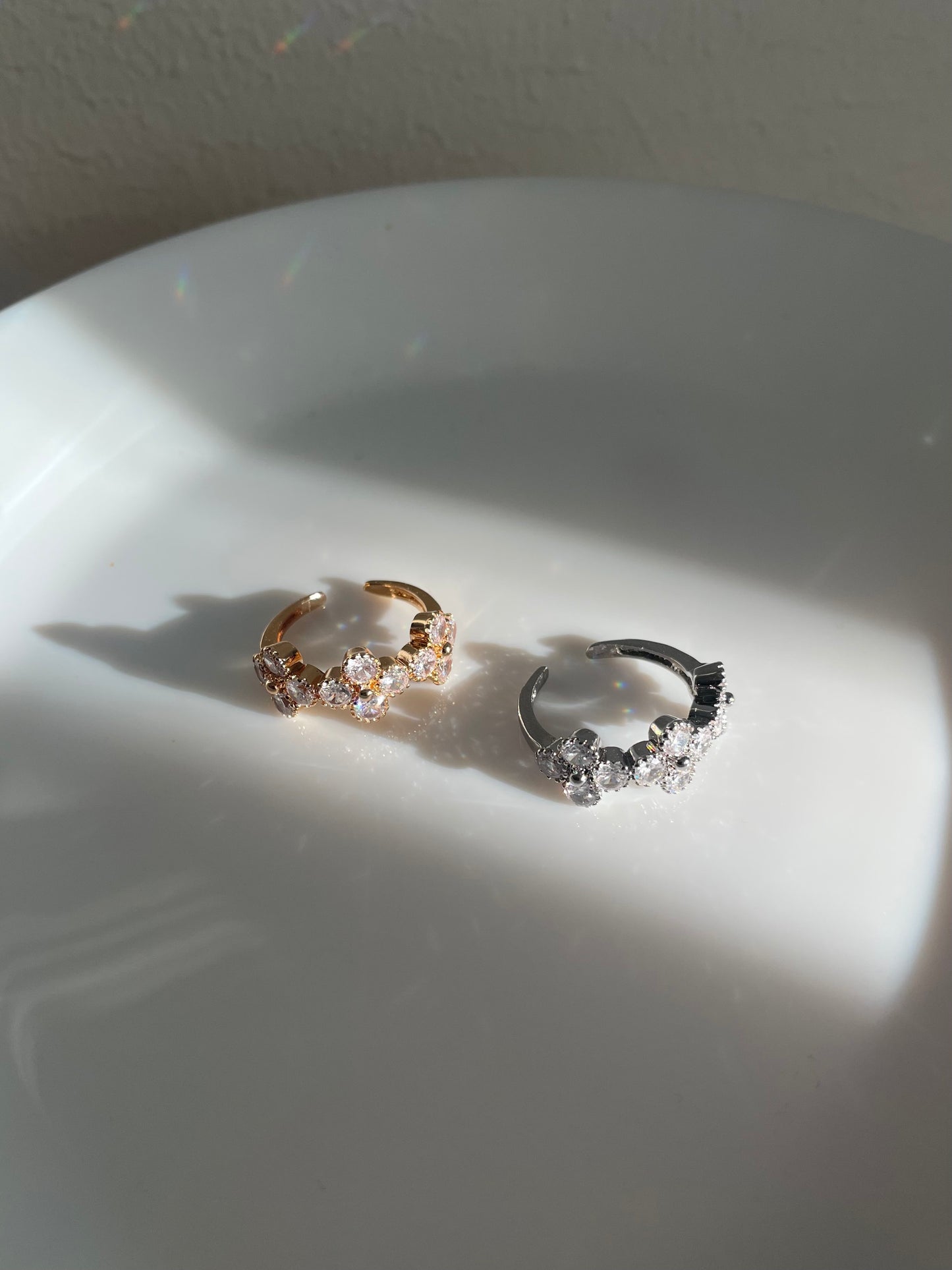 Clover Ring, silver