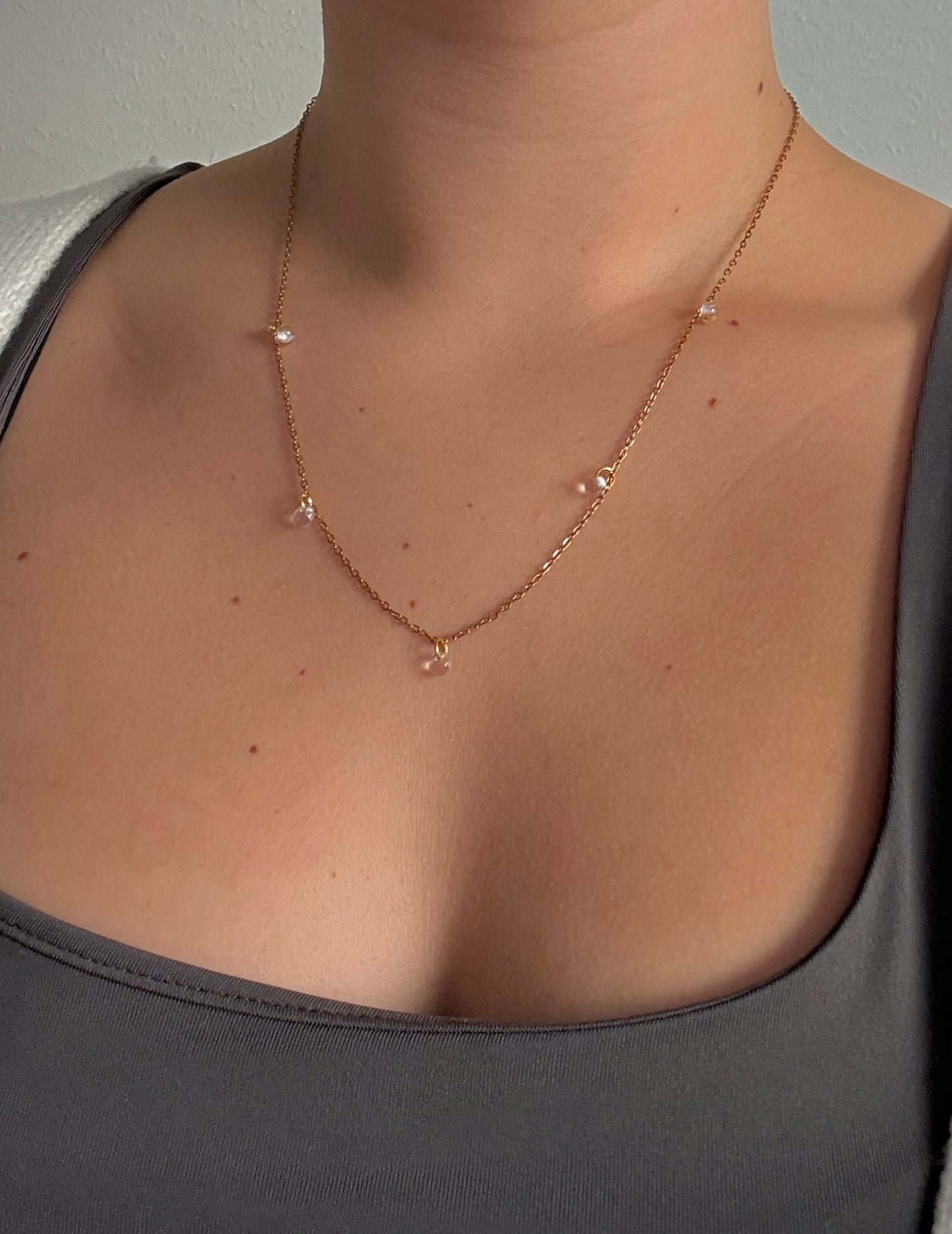 Dew Necklace, gold