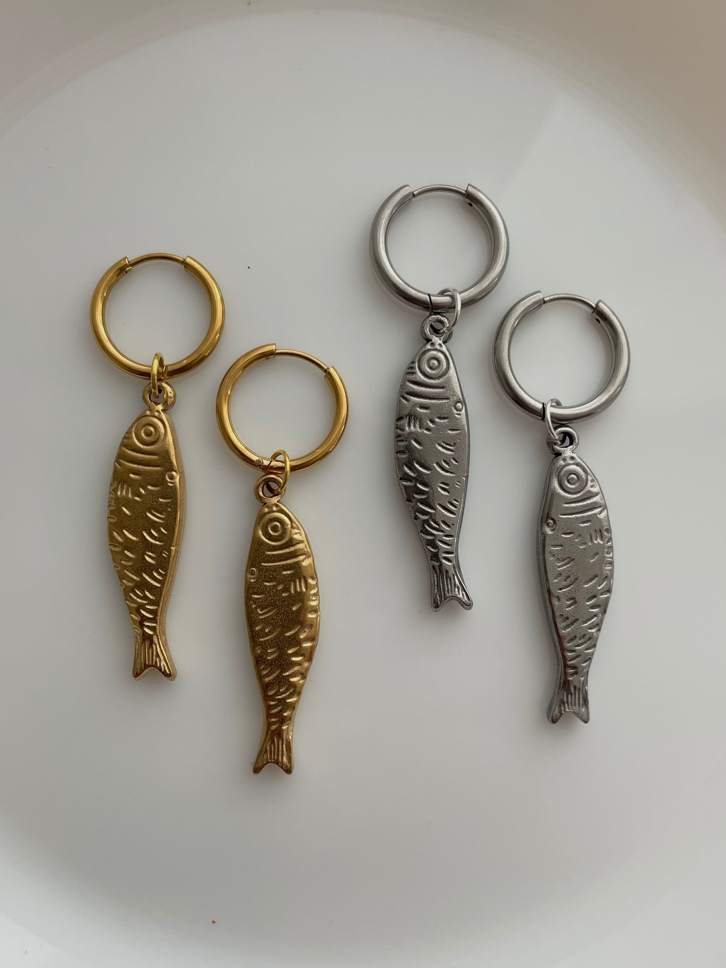 Nerida hoops, gold