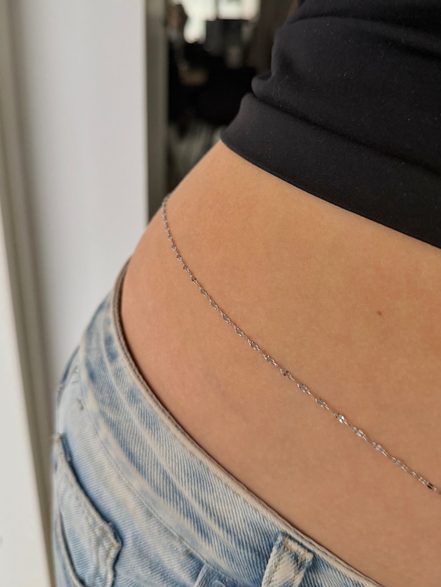 Lia Waist Chain, gold/silver