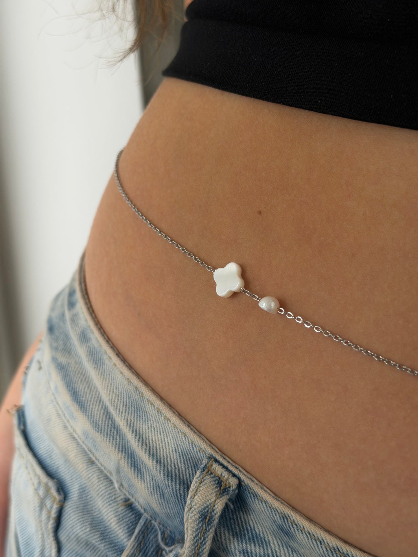 Lilo Waist Chain, gold/silver