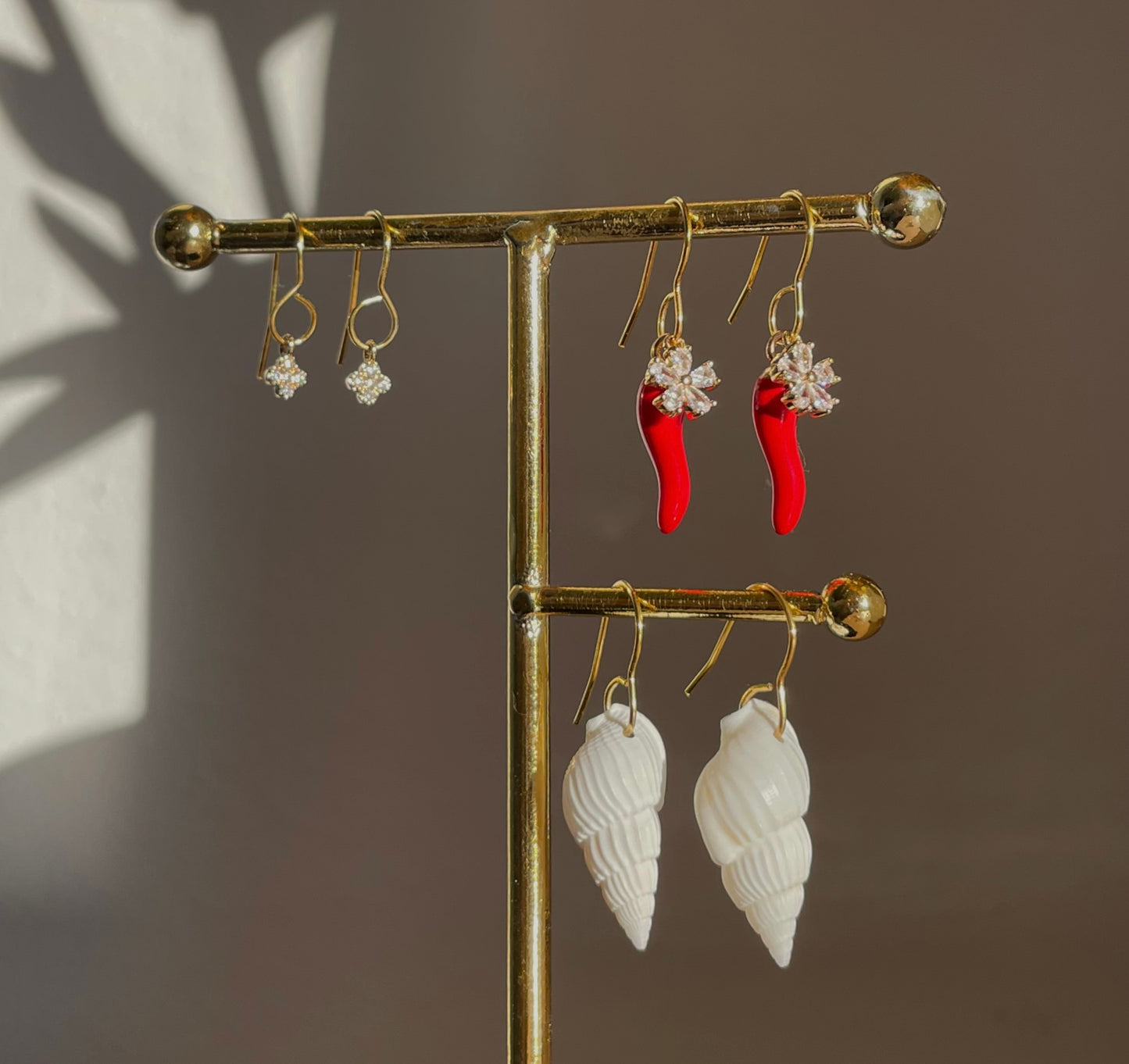 Golden hour trio, 3x earrings set
