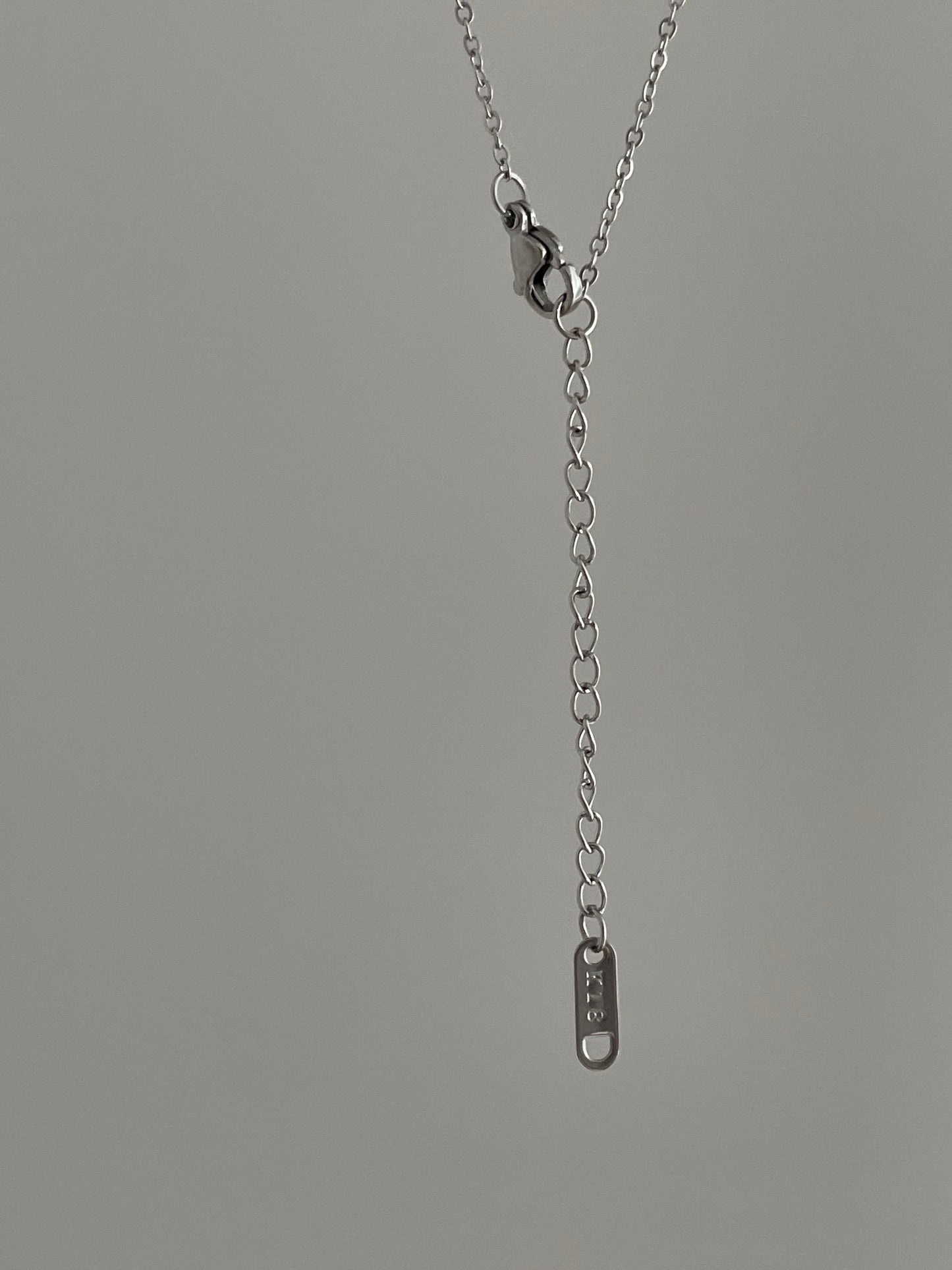 Lucky Clover Necklace, stainless steel