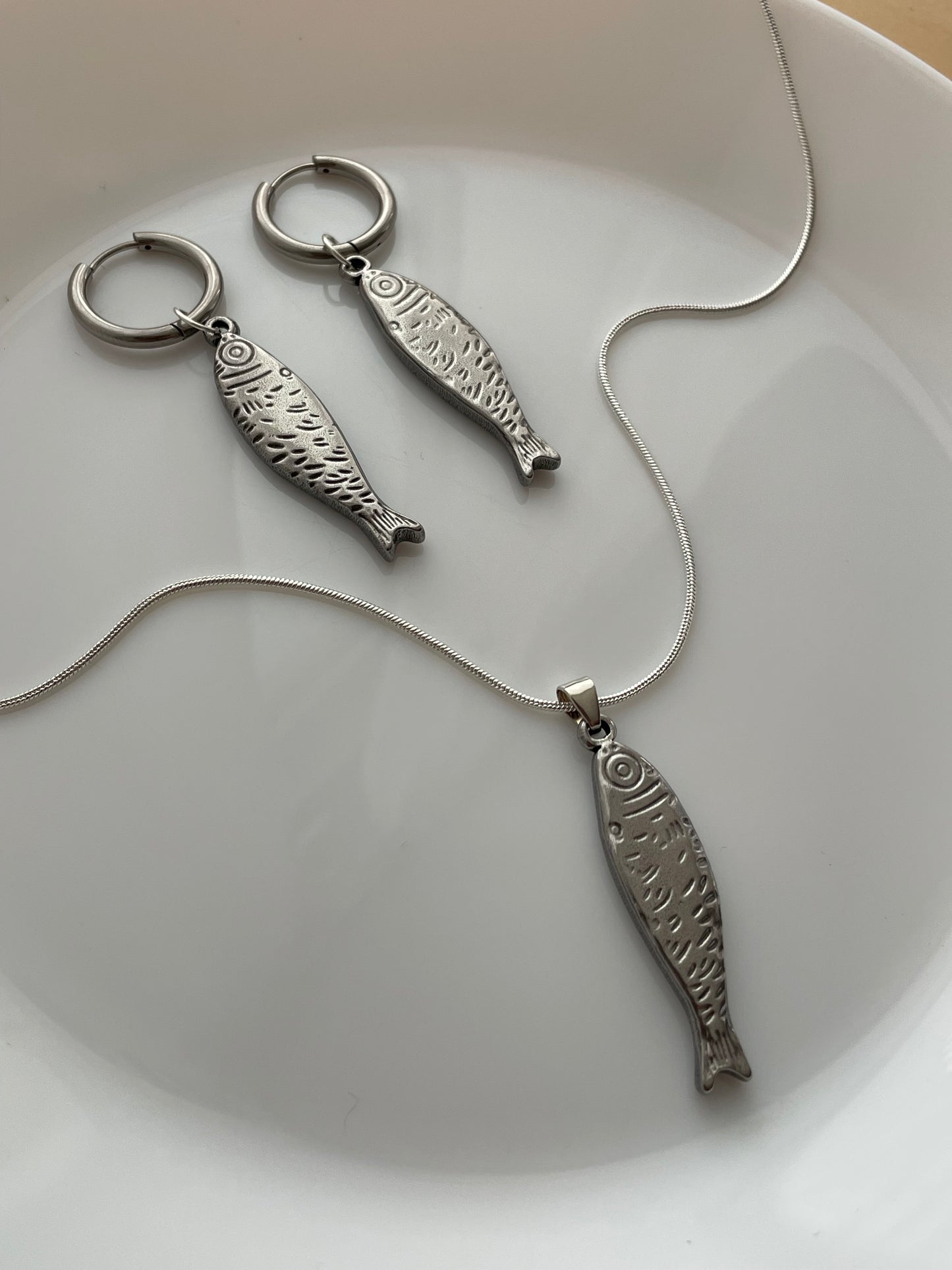 The Nerida set, silver