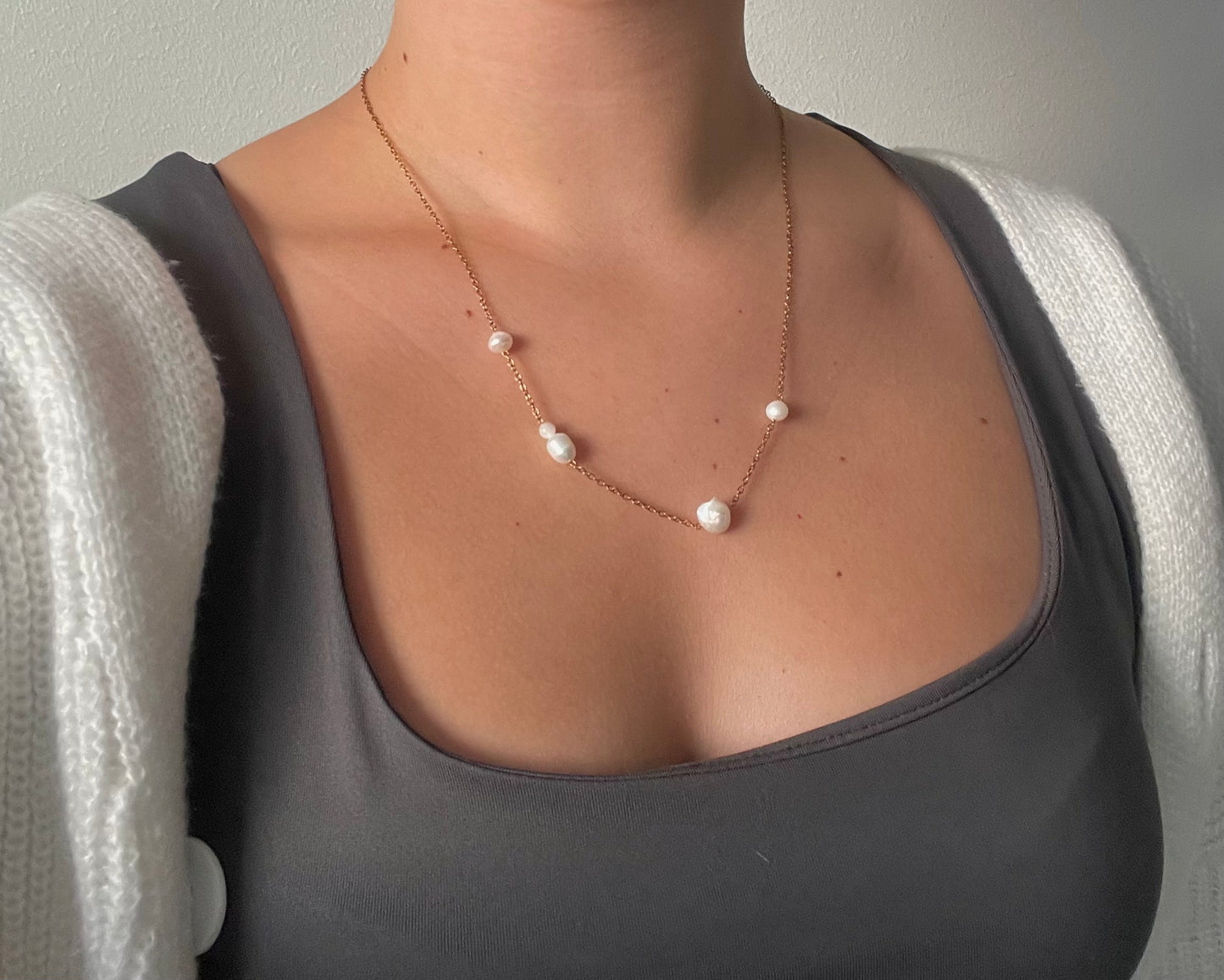 Lena Necklace, gold