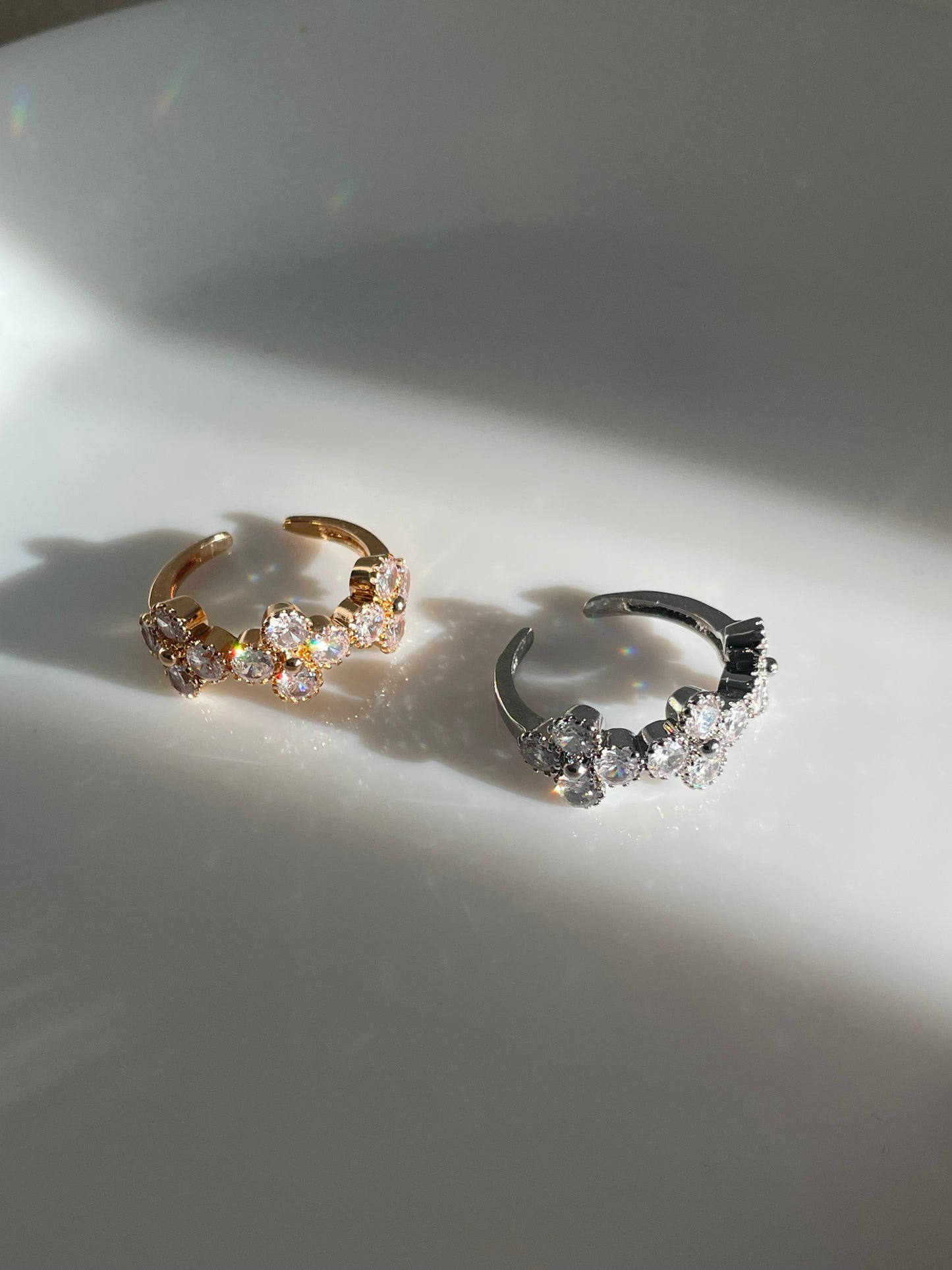 Clover Ring, silver