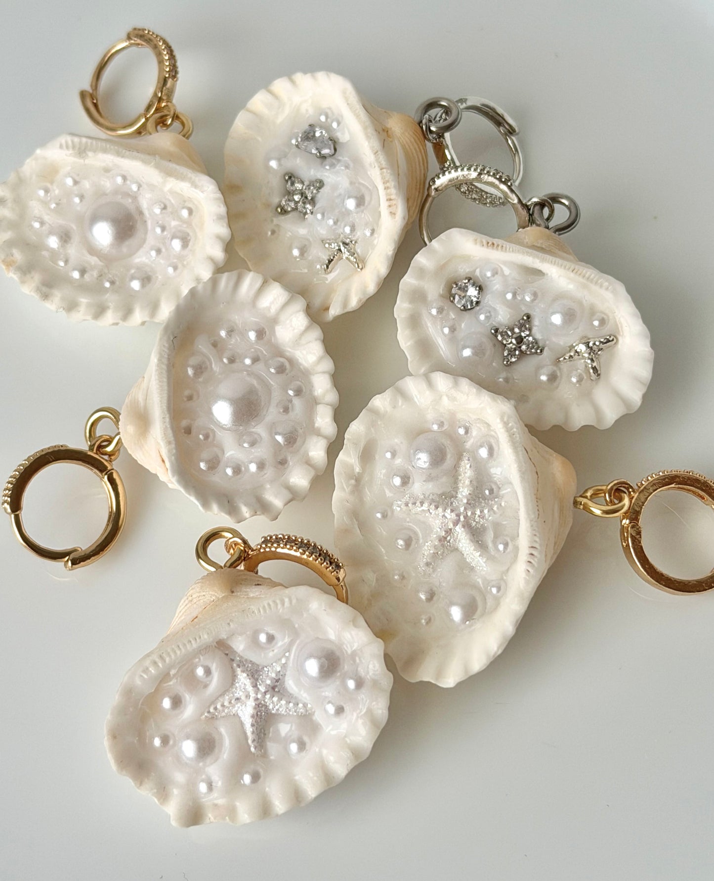 Tiny Treasure earrings | Pearl Rain, gold/silver