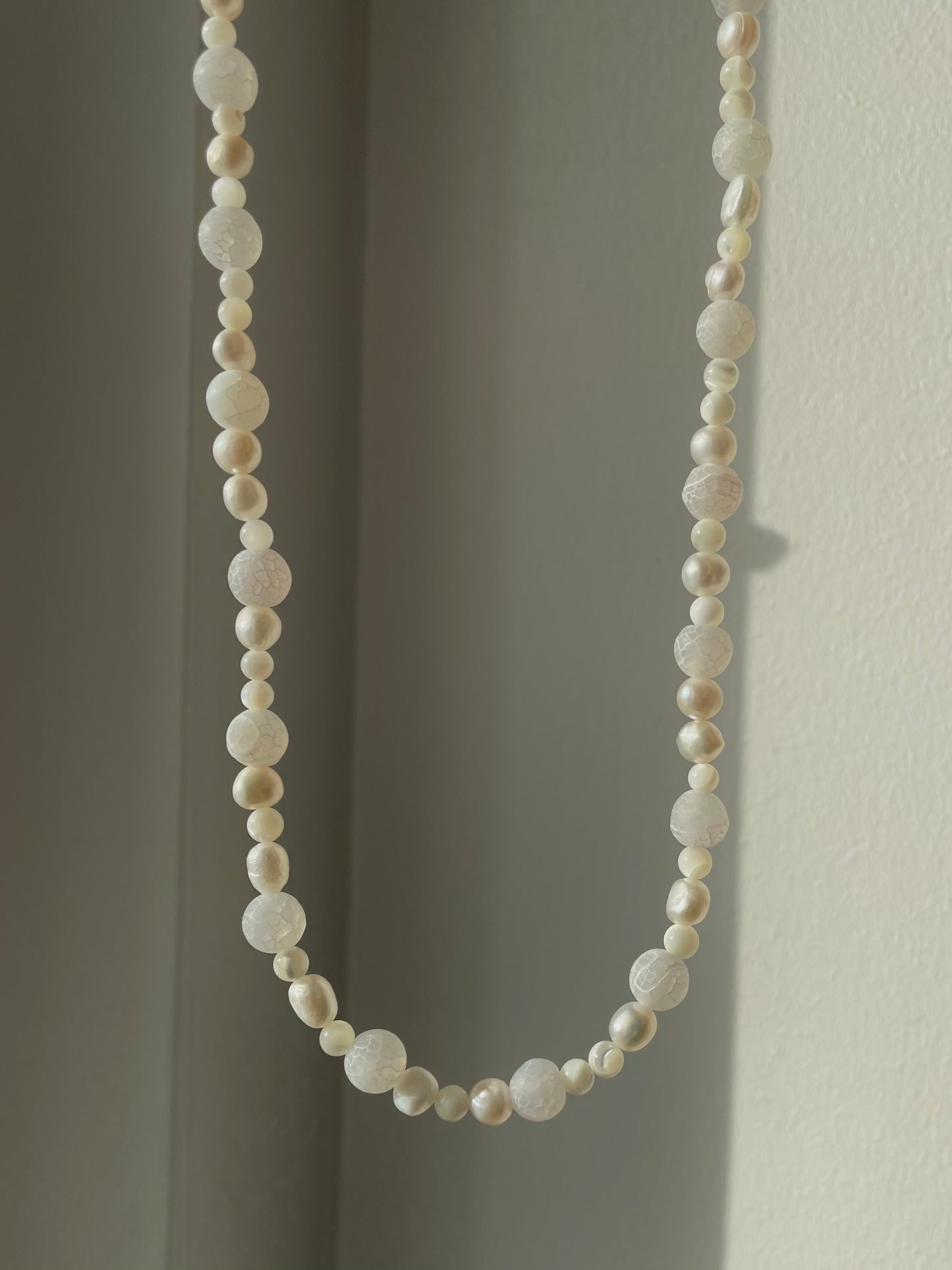 Frosted Pearl necklace