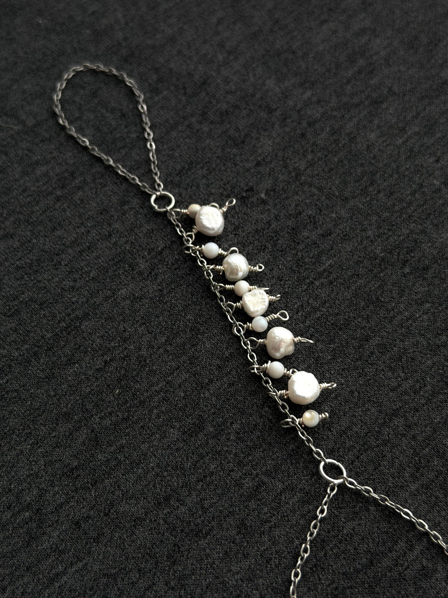 Amalfi Hand Chain, silver