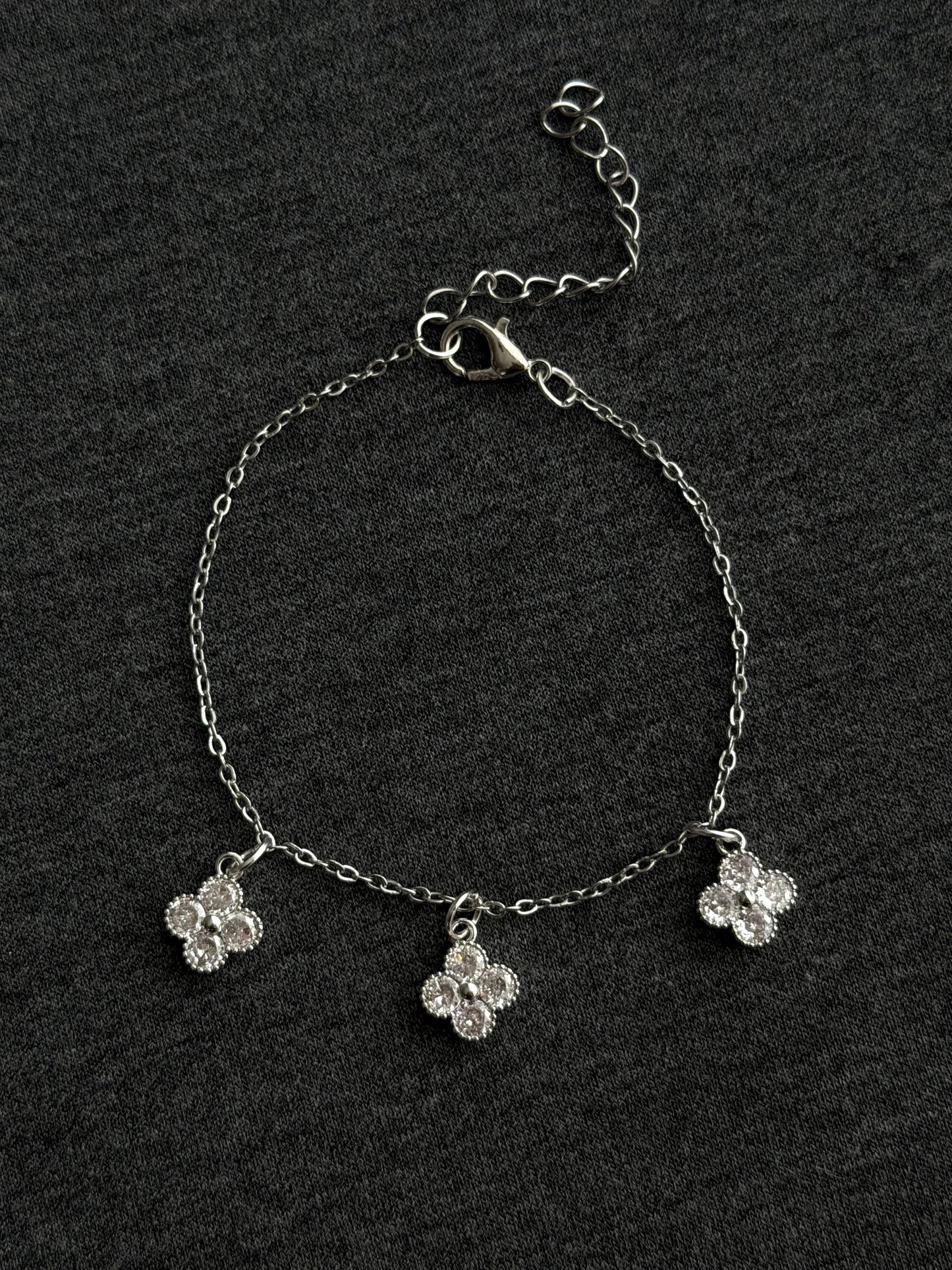 Valencia bracelet, silver