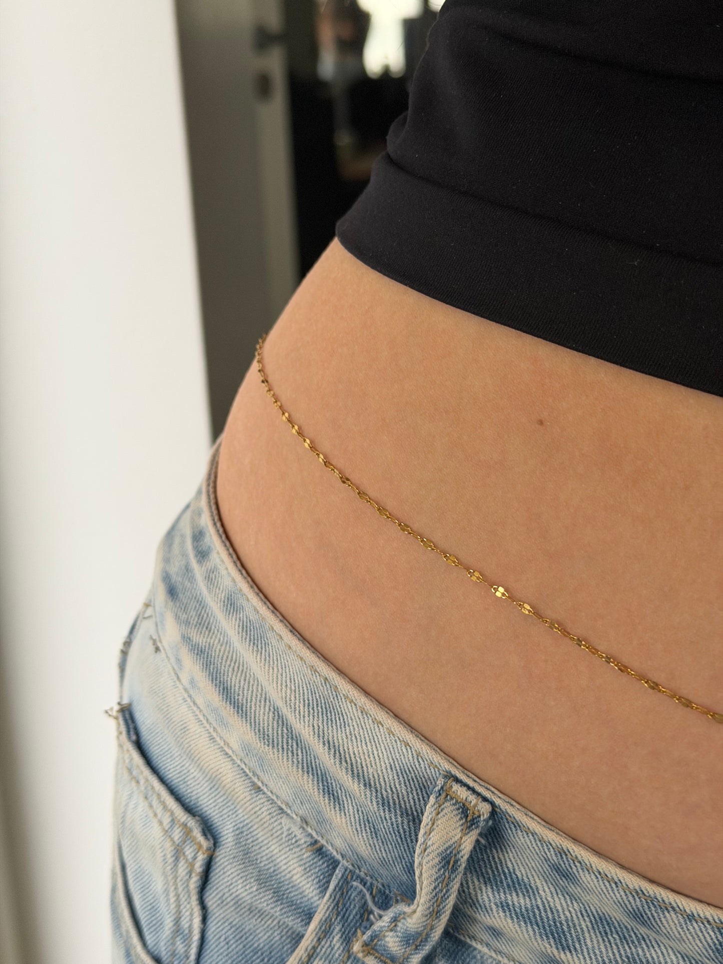 Lia Waist Chain, gold/silver