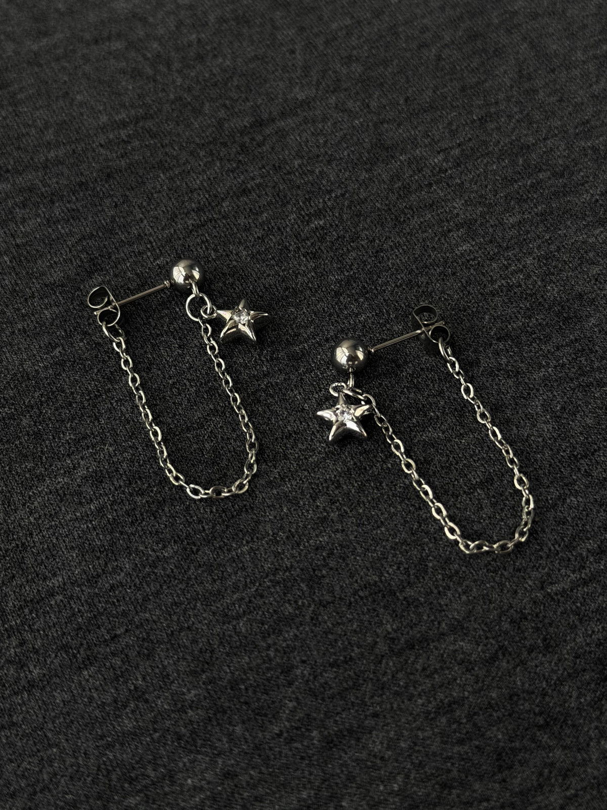 Nyla Star Chains, silver
