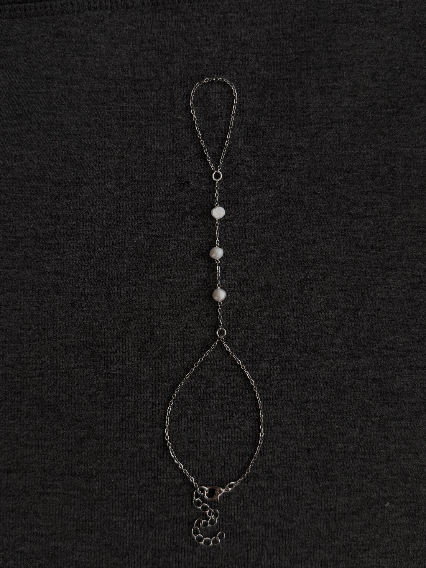 Alora Hand Chain, silver