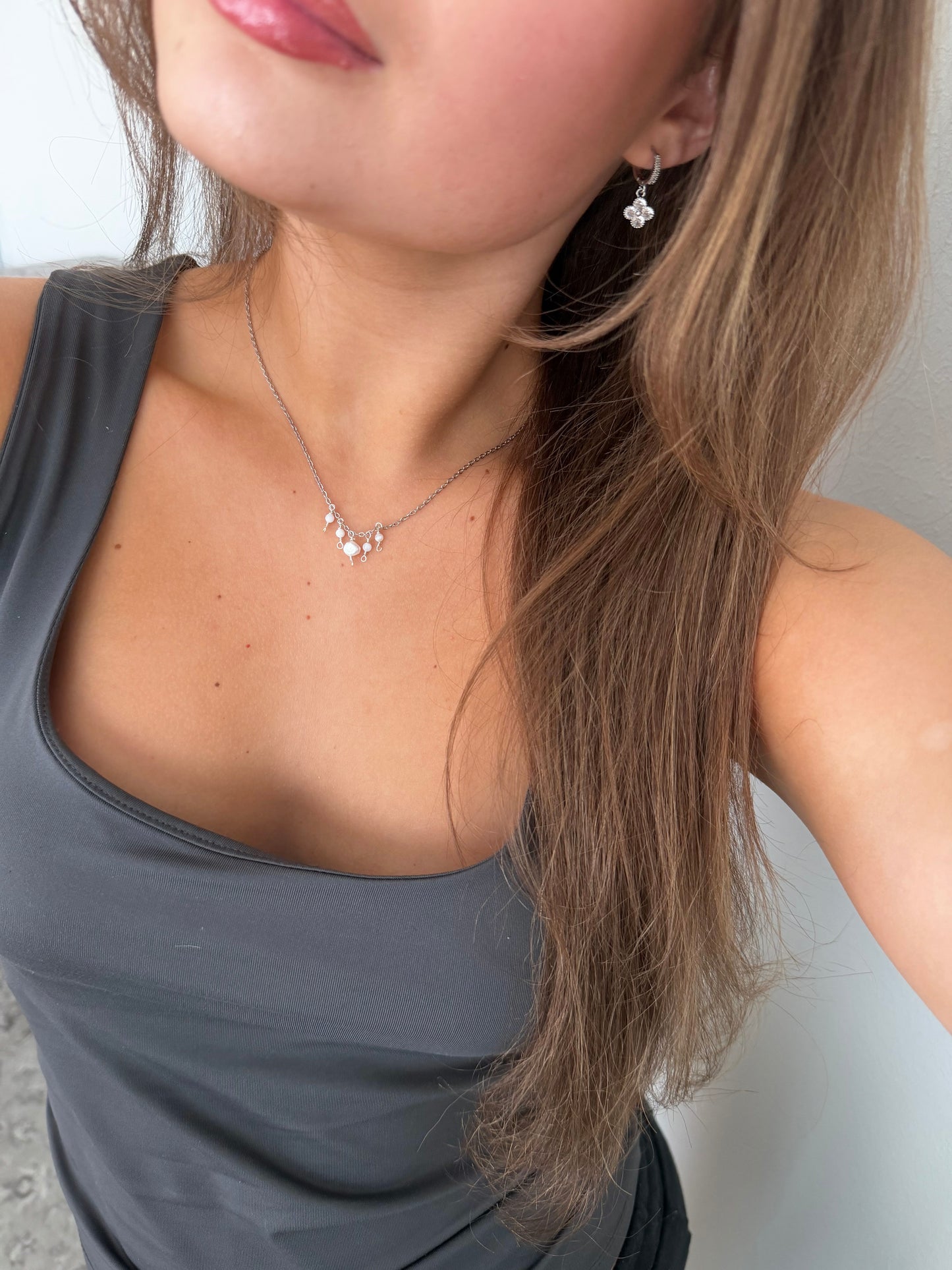 Marina Necklace, silver