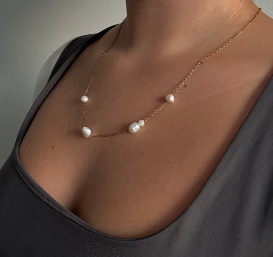 Lena Necklace, gold
