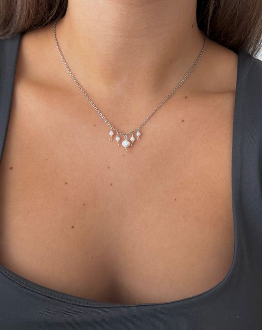 Marina Necklace, silver