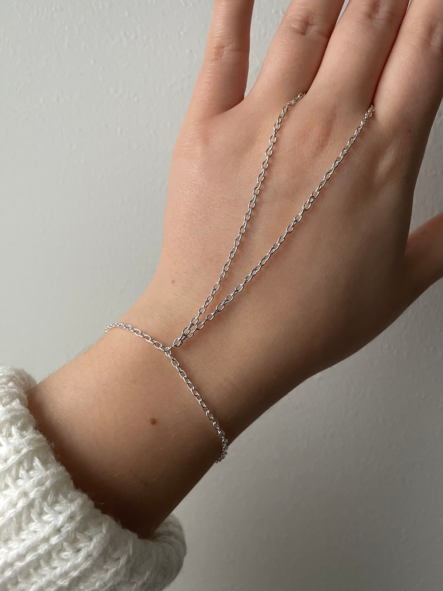 Hand Chain Bracelet, Stainless steel