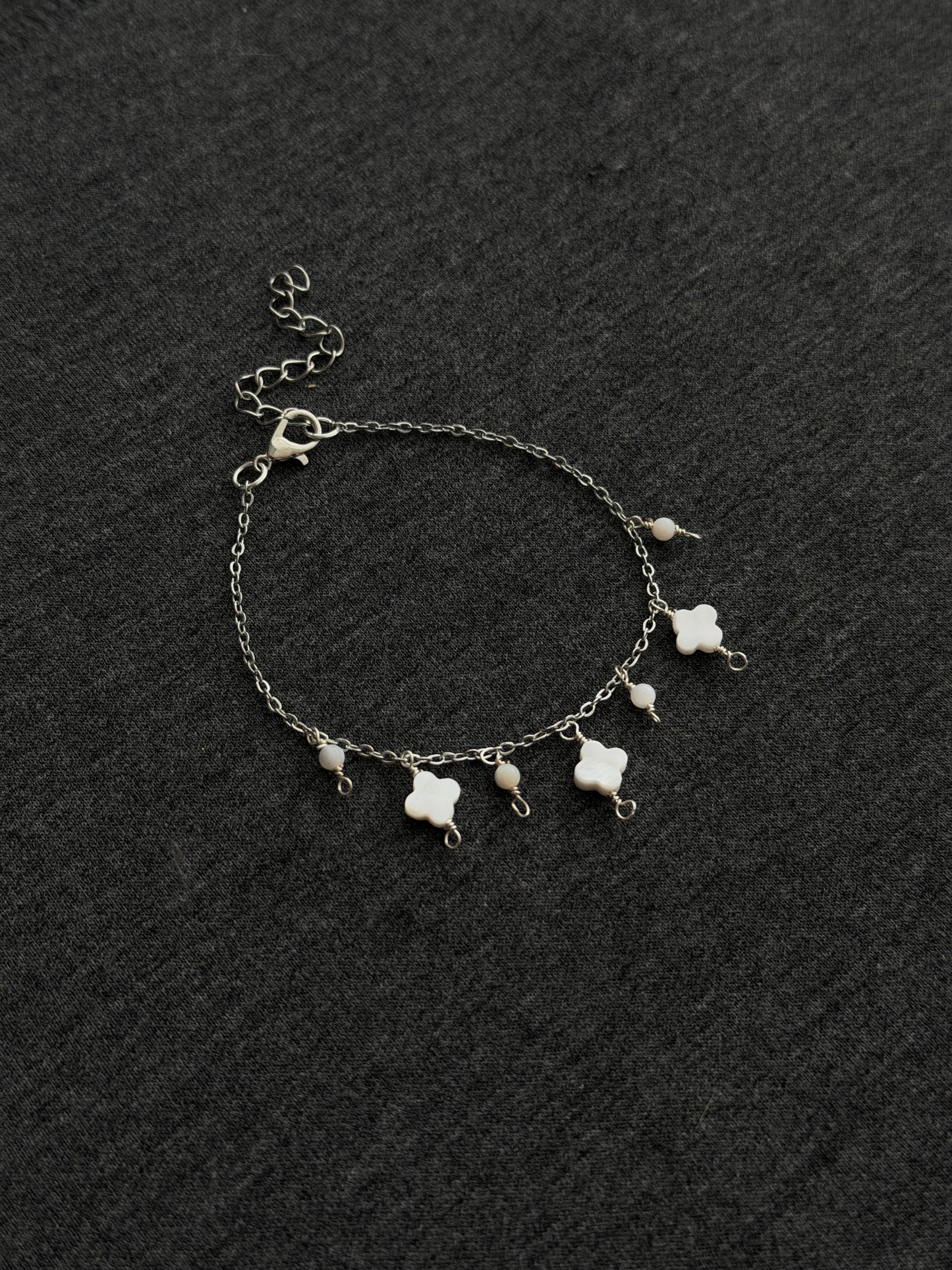 Capri bracelet, silver