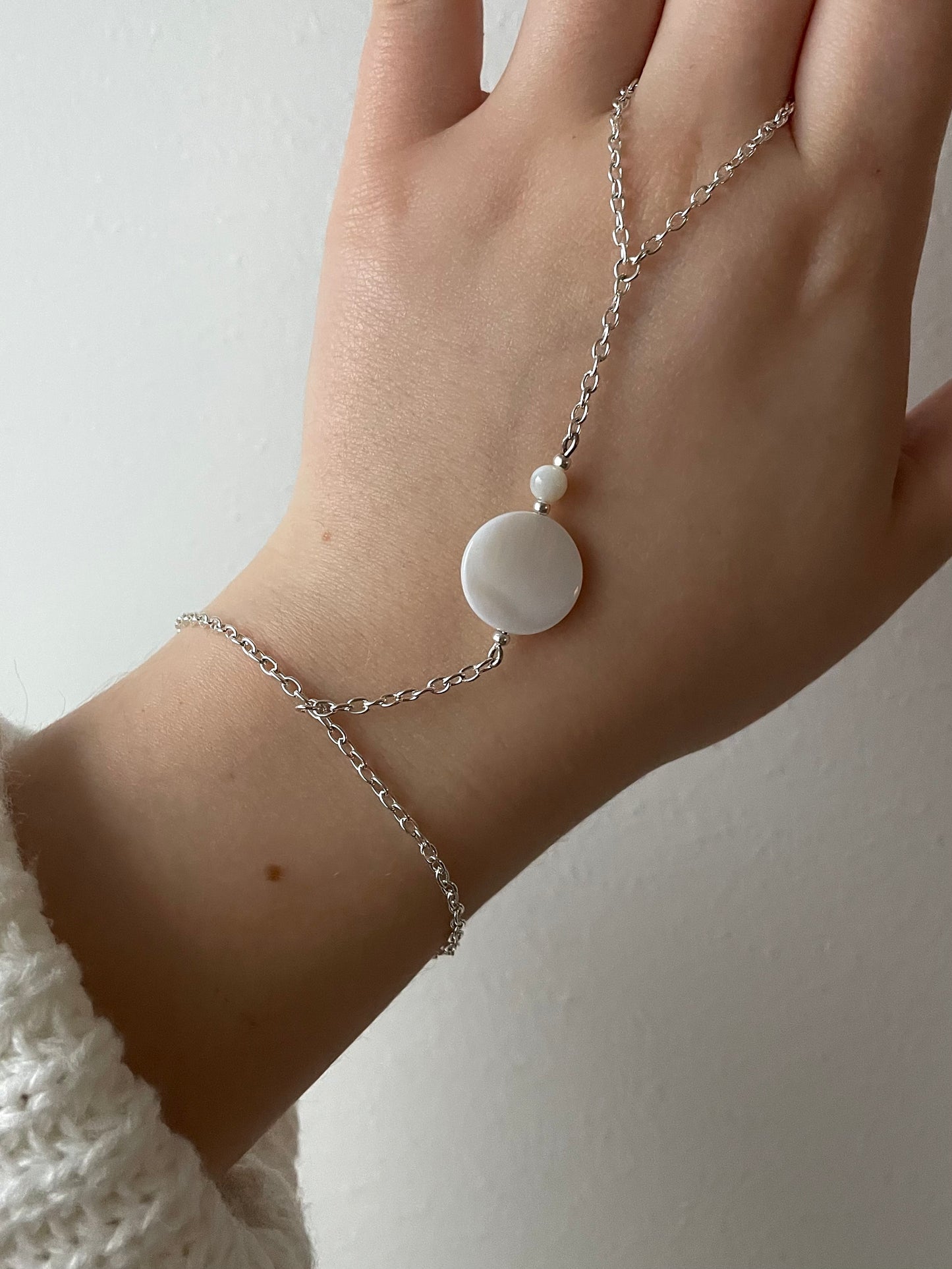 Hand Chain Bracelet, Stainless steel