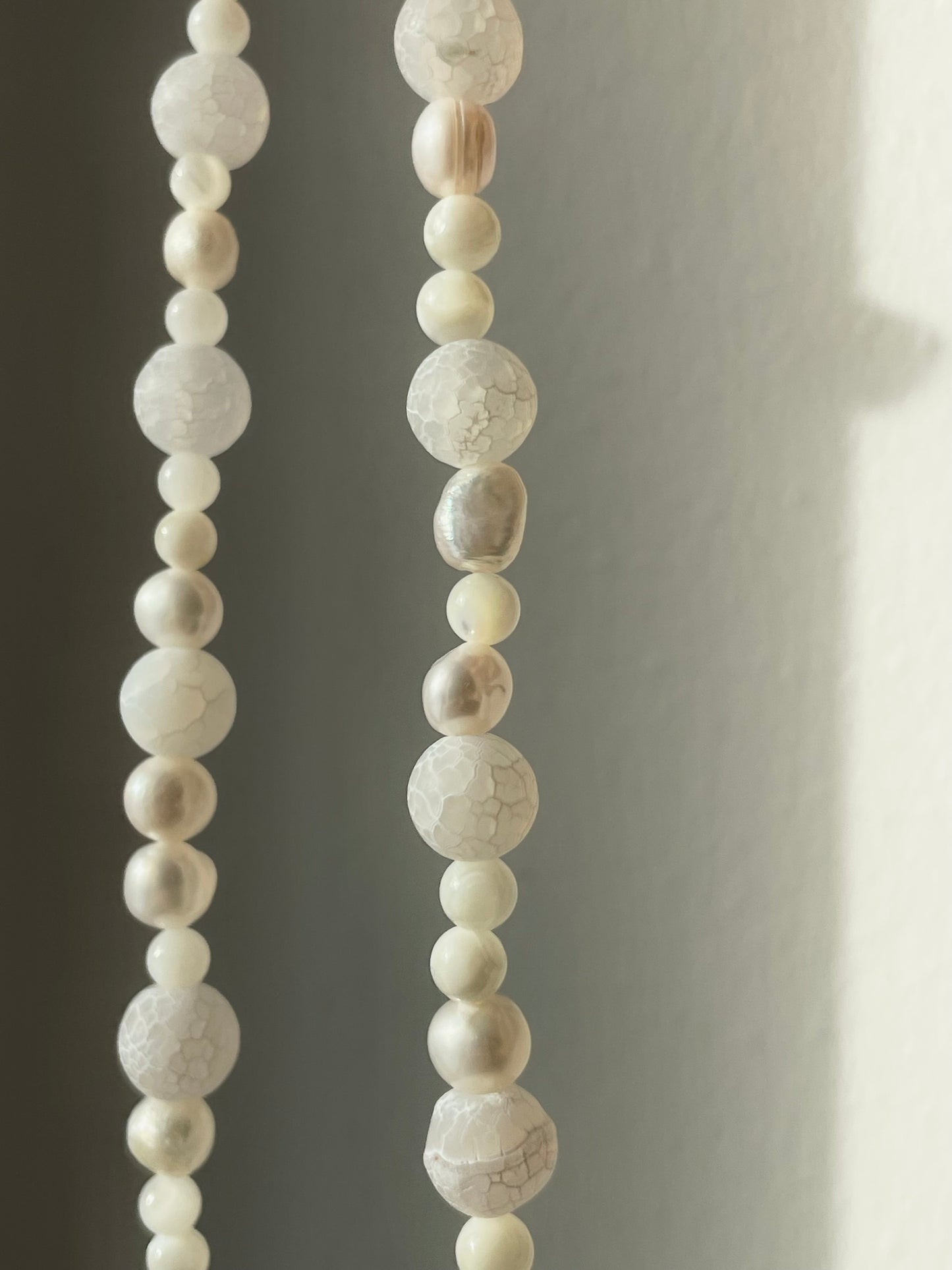 Frosted Pearl necklace