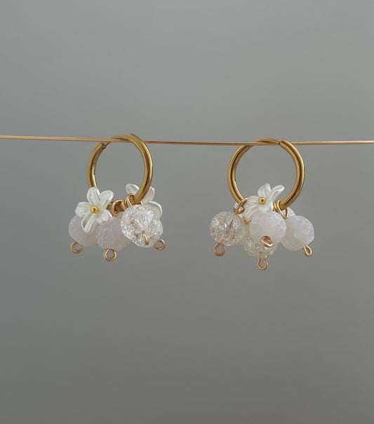 Flora hoops, gold