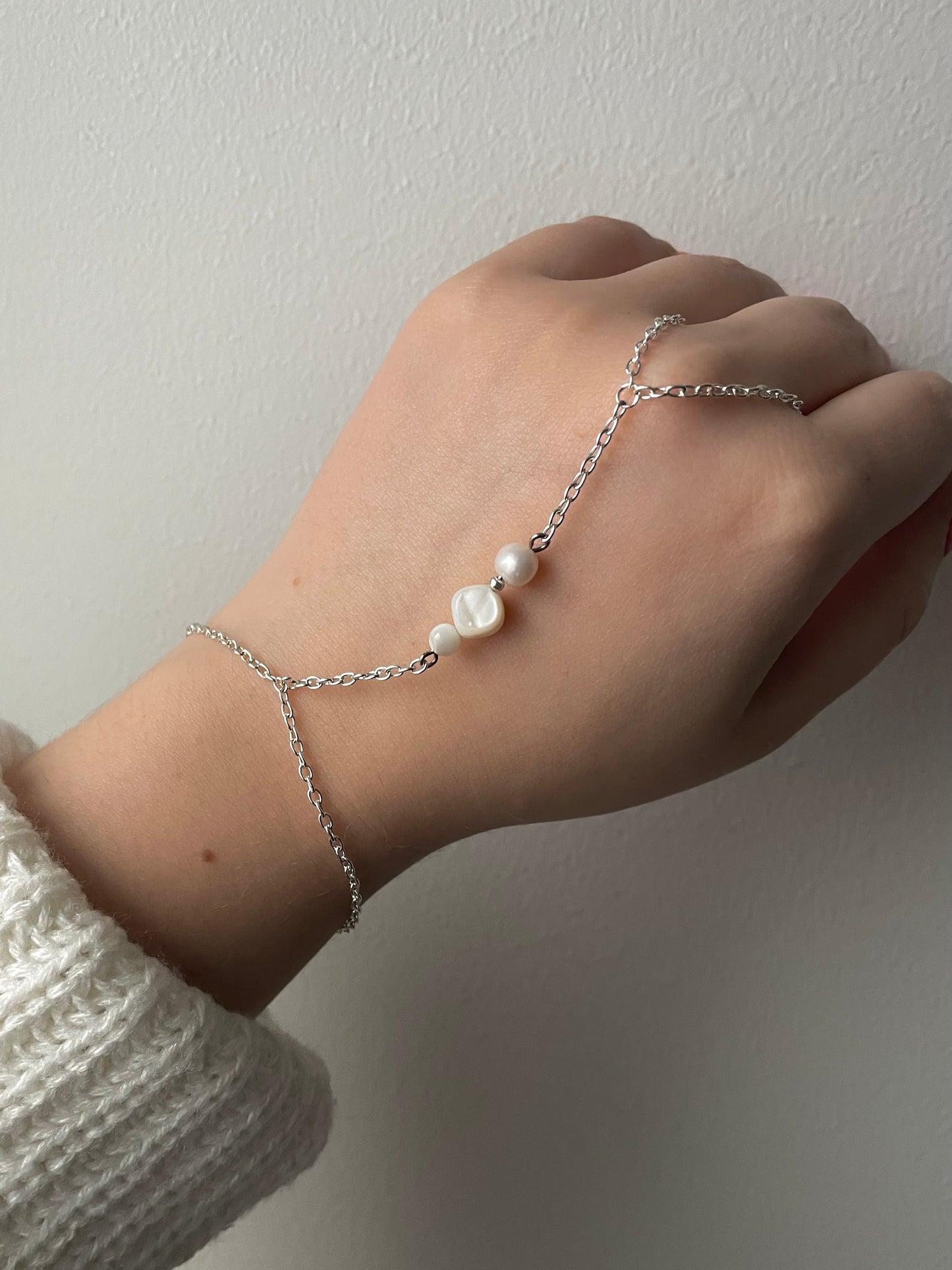 Hand Chain Bracelet, Stainless steel