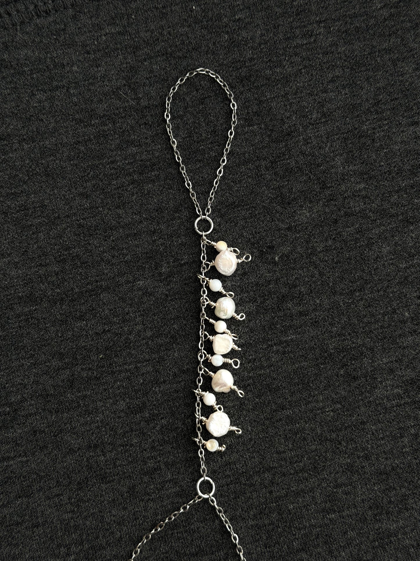 Amalfi Hand Chain, silver