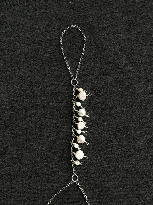 Amalfi Hand Chain, silver