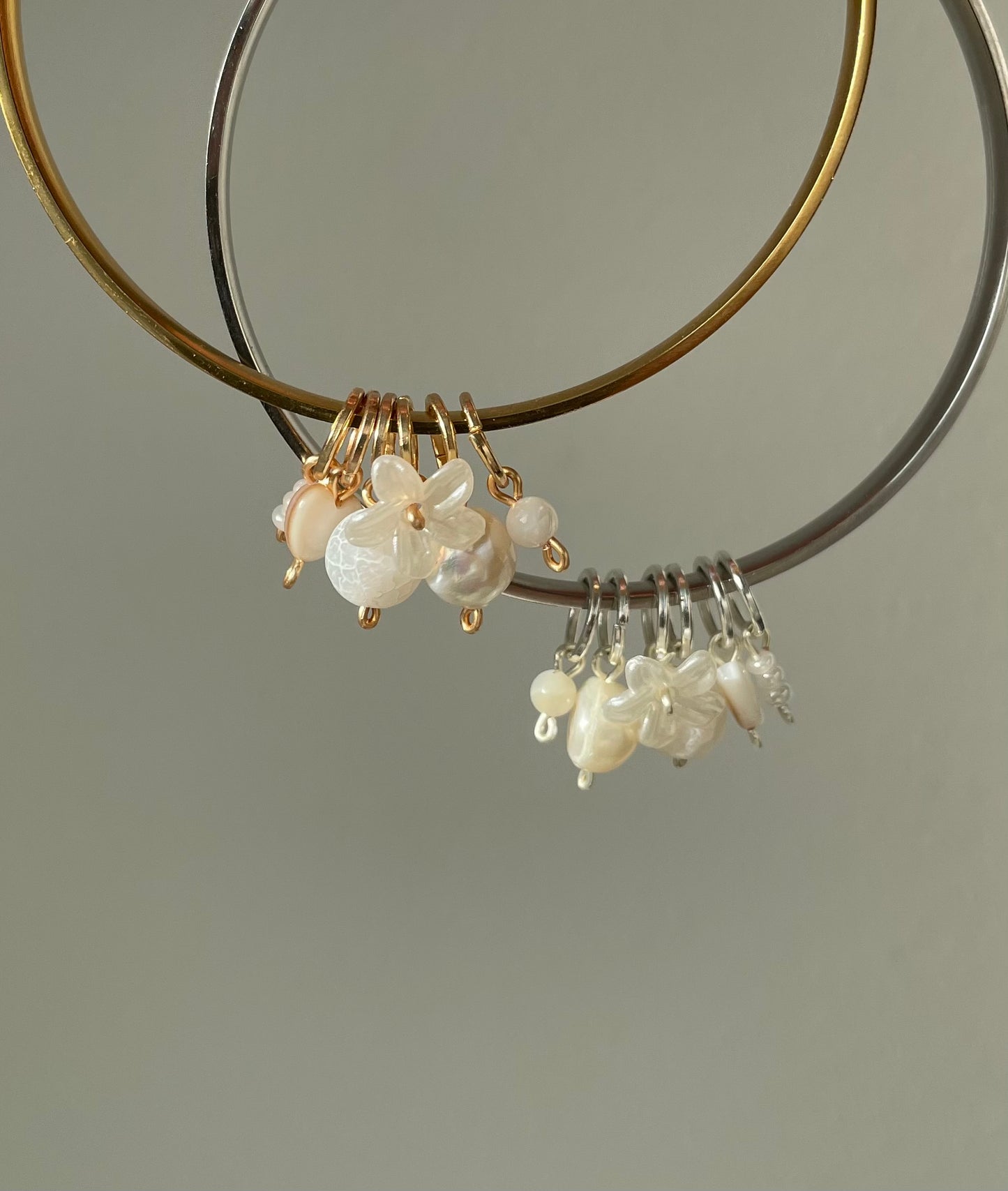 Delilah bangle, silver