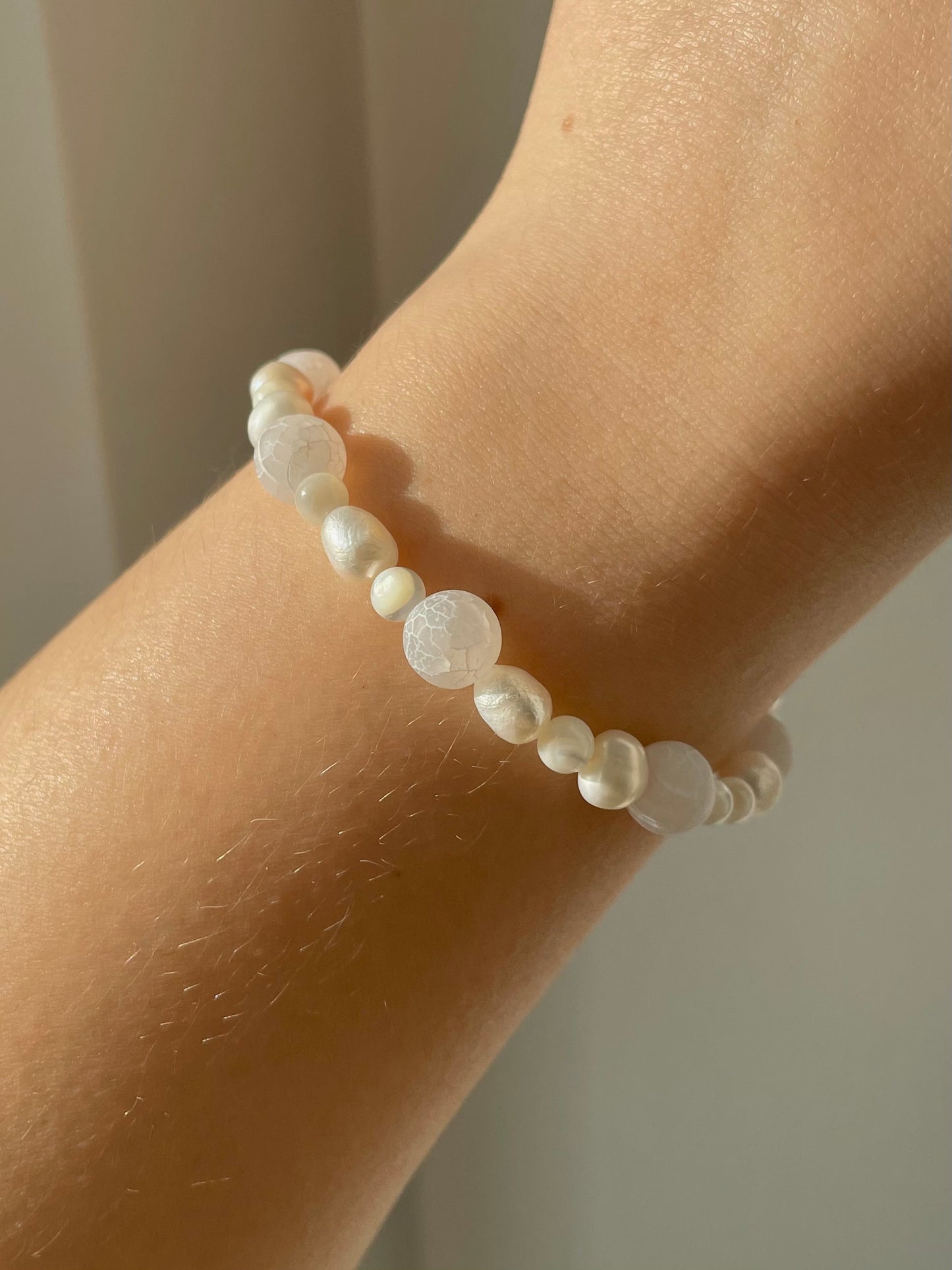 Frosted Pearl bracelet