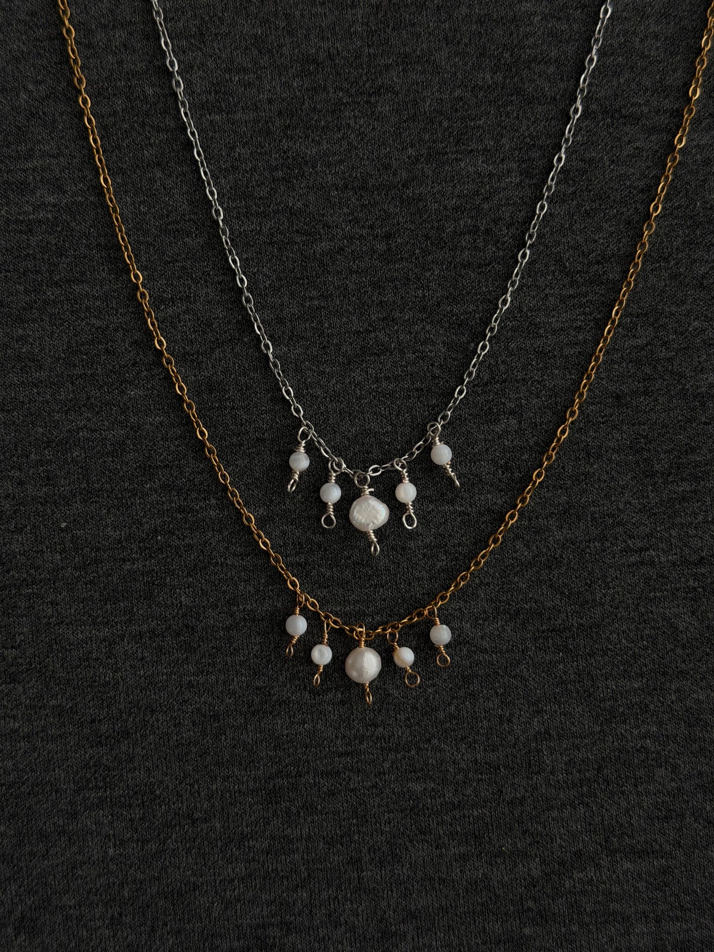 Marina Necklace, silver