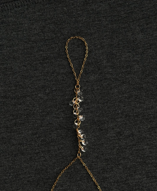 Ibiza Hand Chain, gold