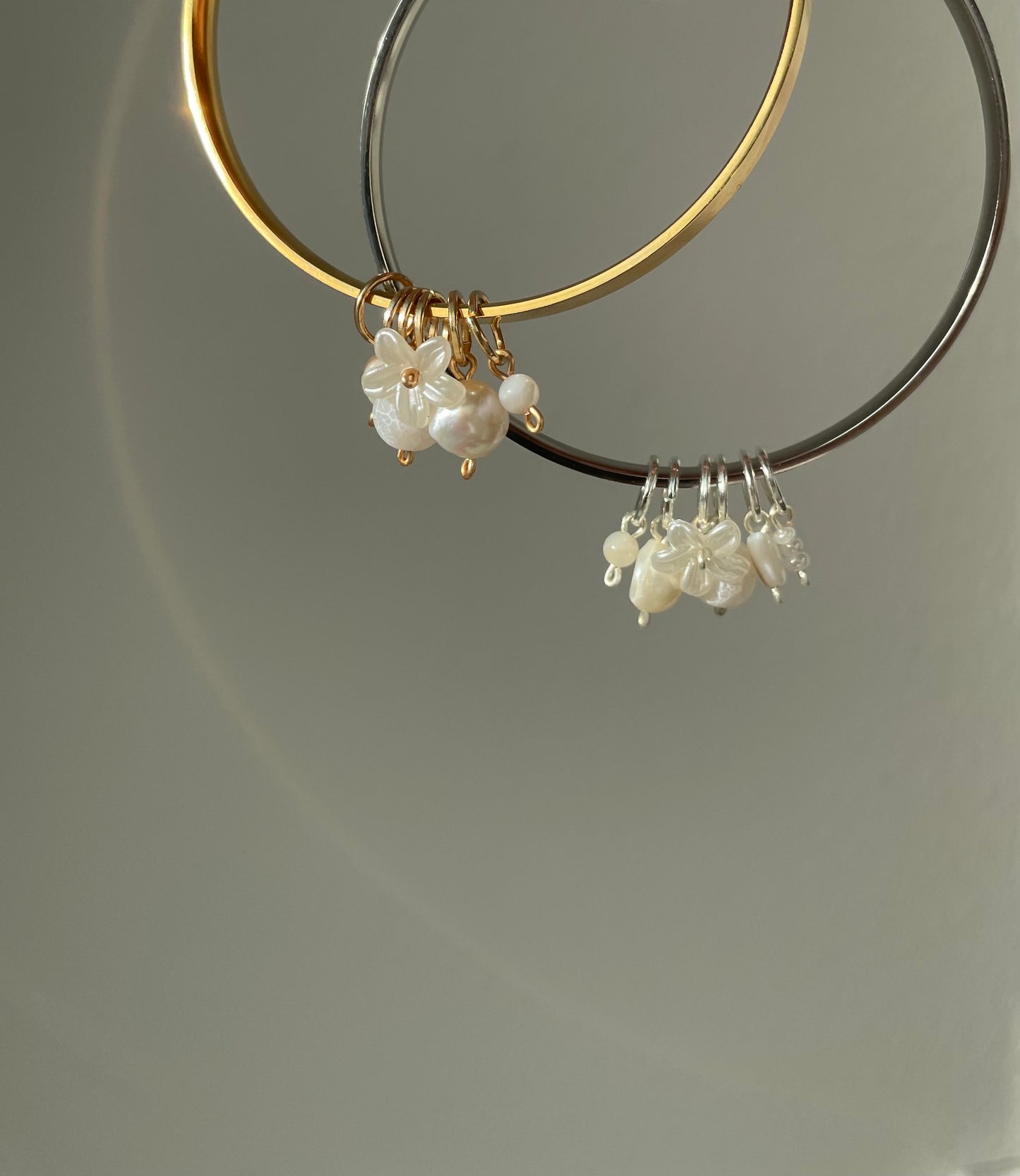 Delilah bangle, silver