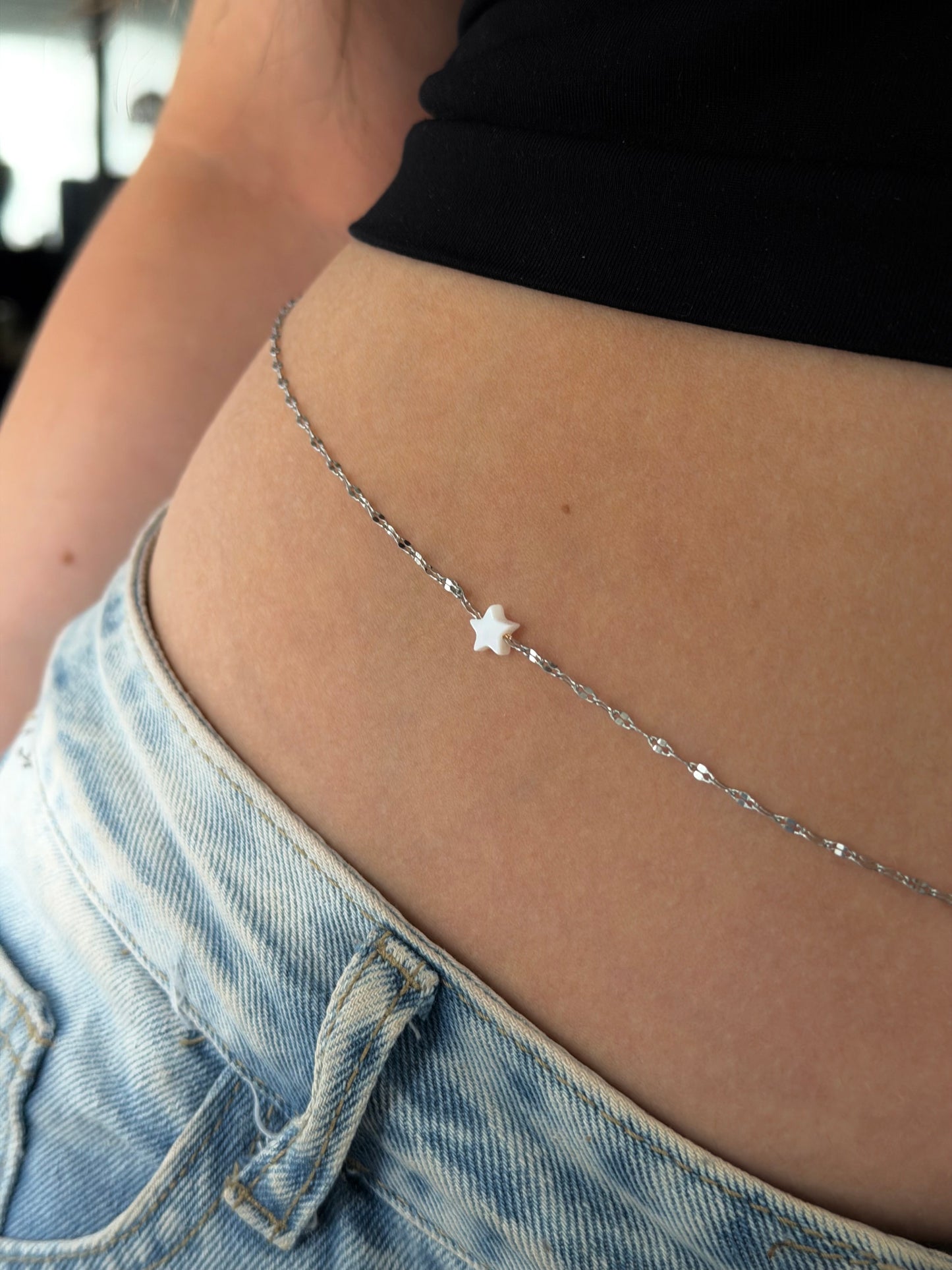 Kiki Waist Chain, gold/silver