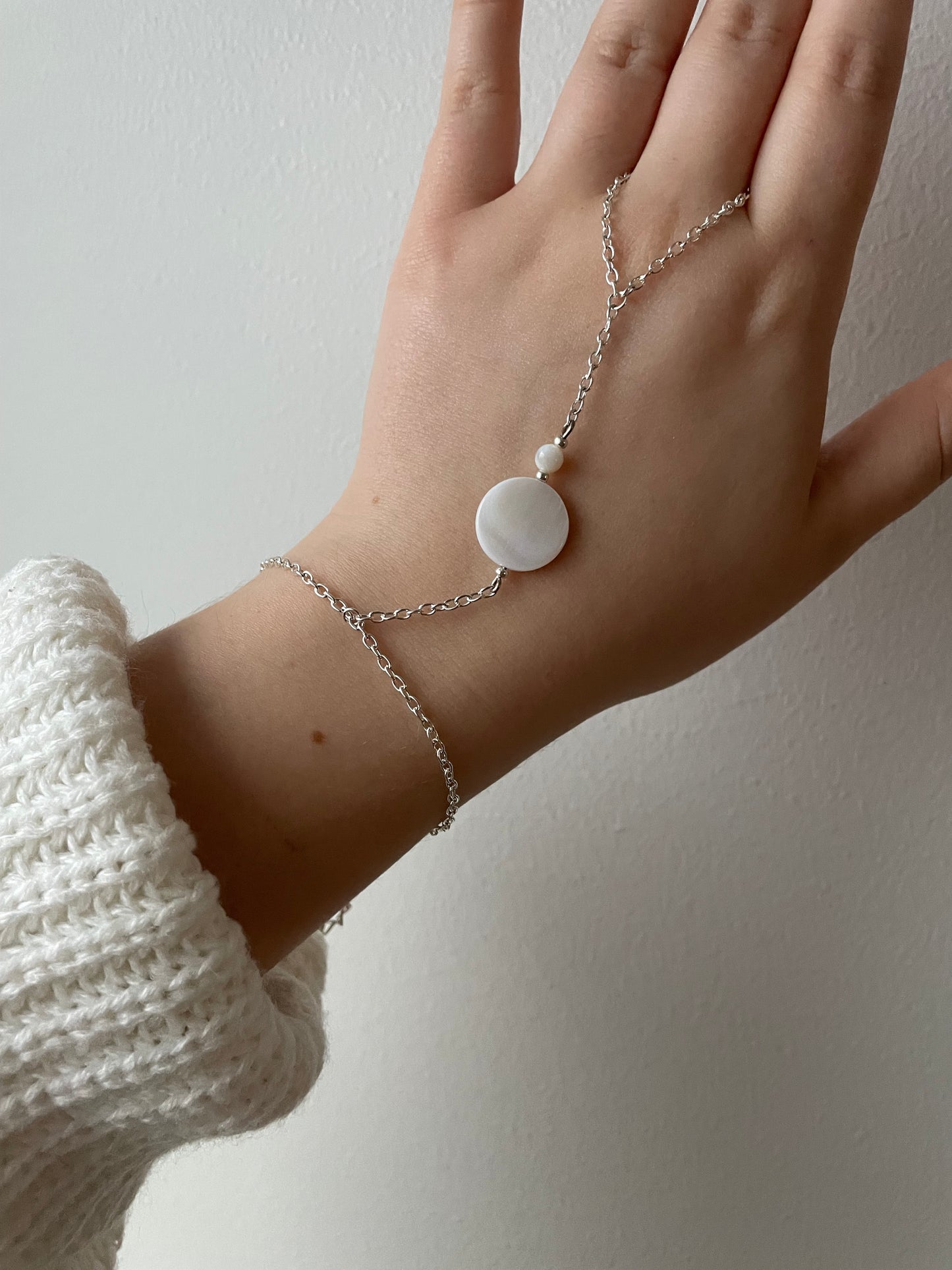 Hand Chain Bracelet, Stainless steel