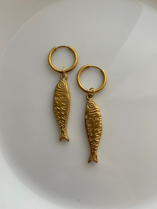 Nerida hoops, gold