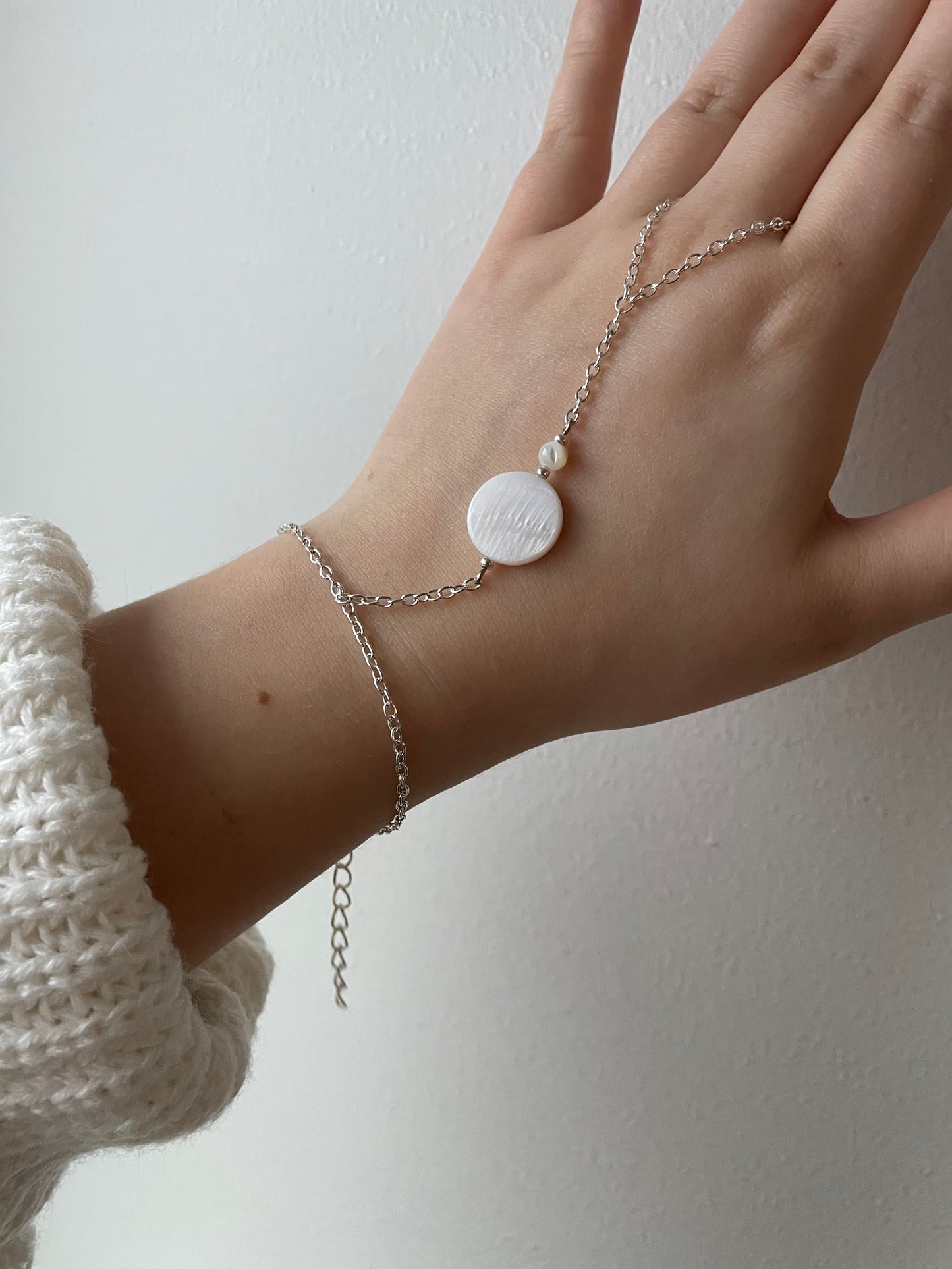 Hand Chain Bracelet, Stainless steel