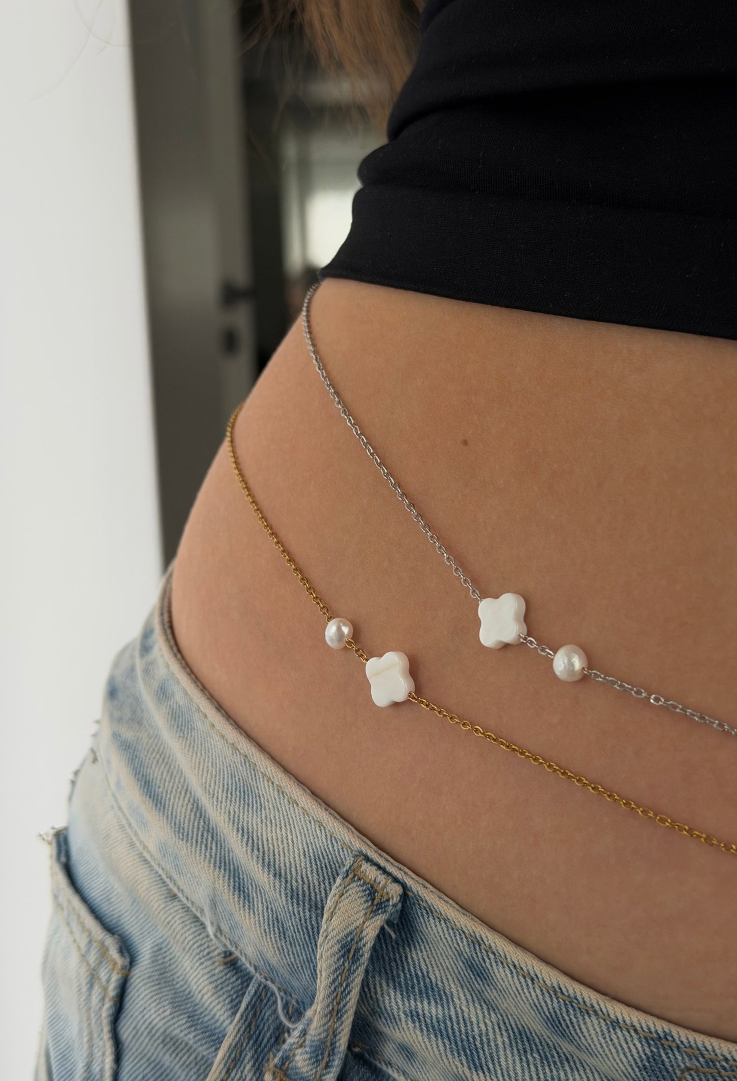 Lilo Waist Chain, gold/silver