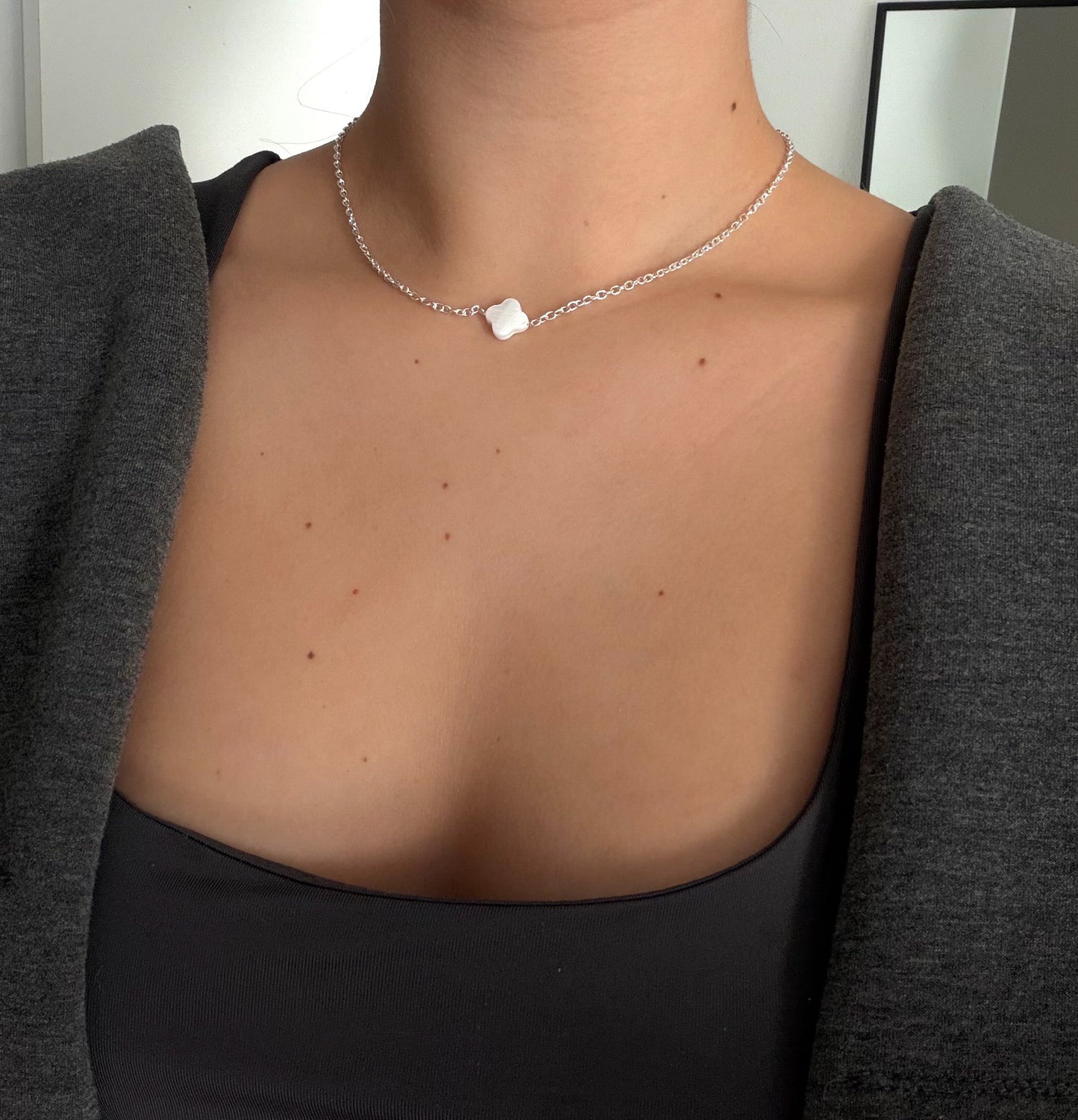 Aria Necklace, silver