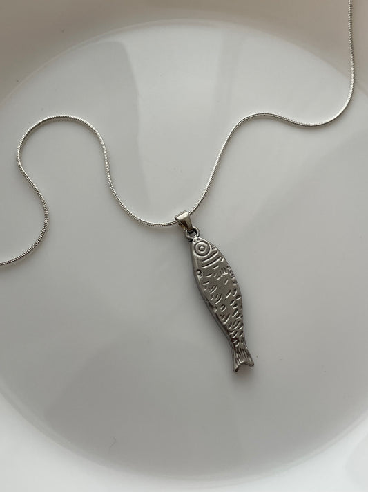 Nerida Necklace, silver