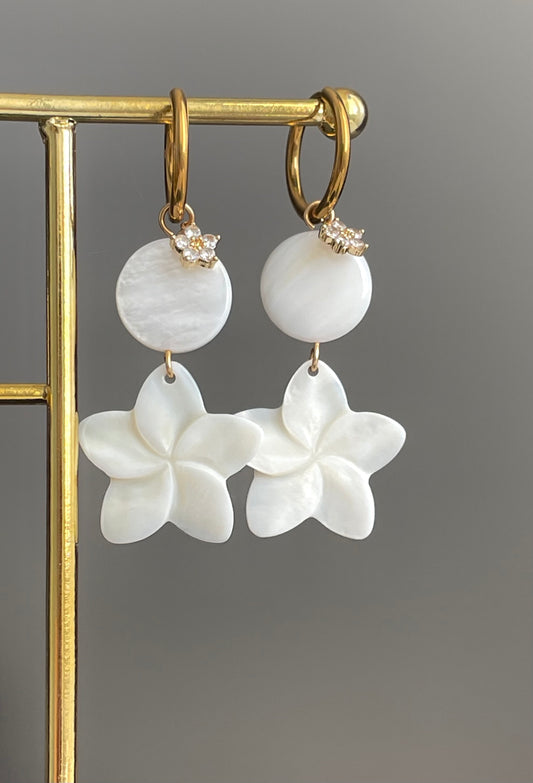 Elora Bloom earrings, gold